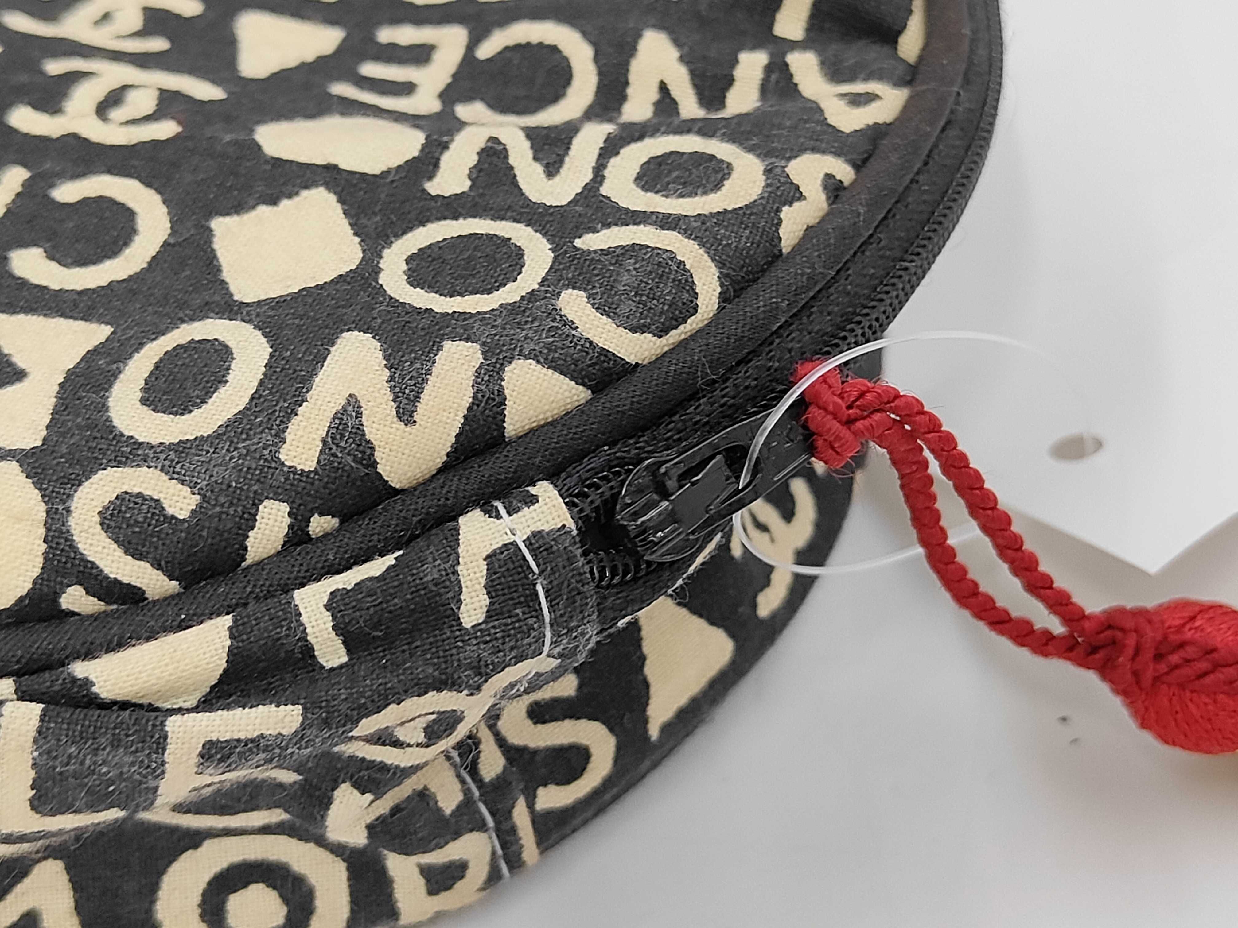 Enamel Chanel Canvas Pouch — view 3
