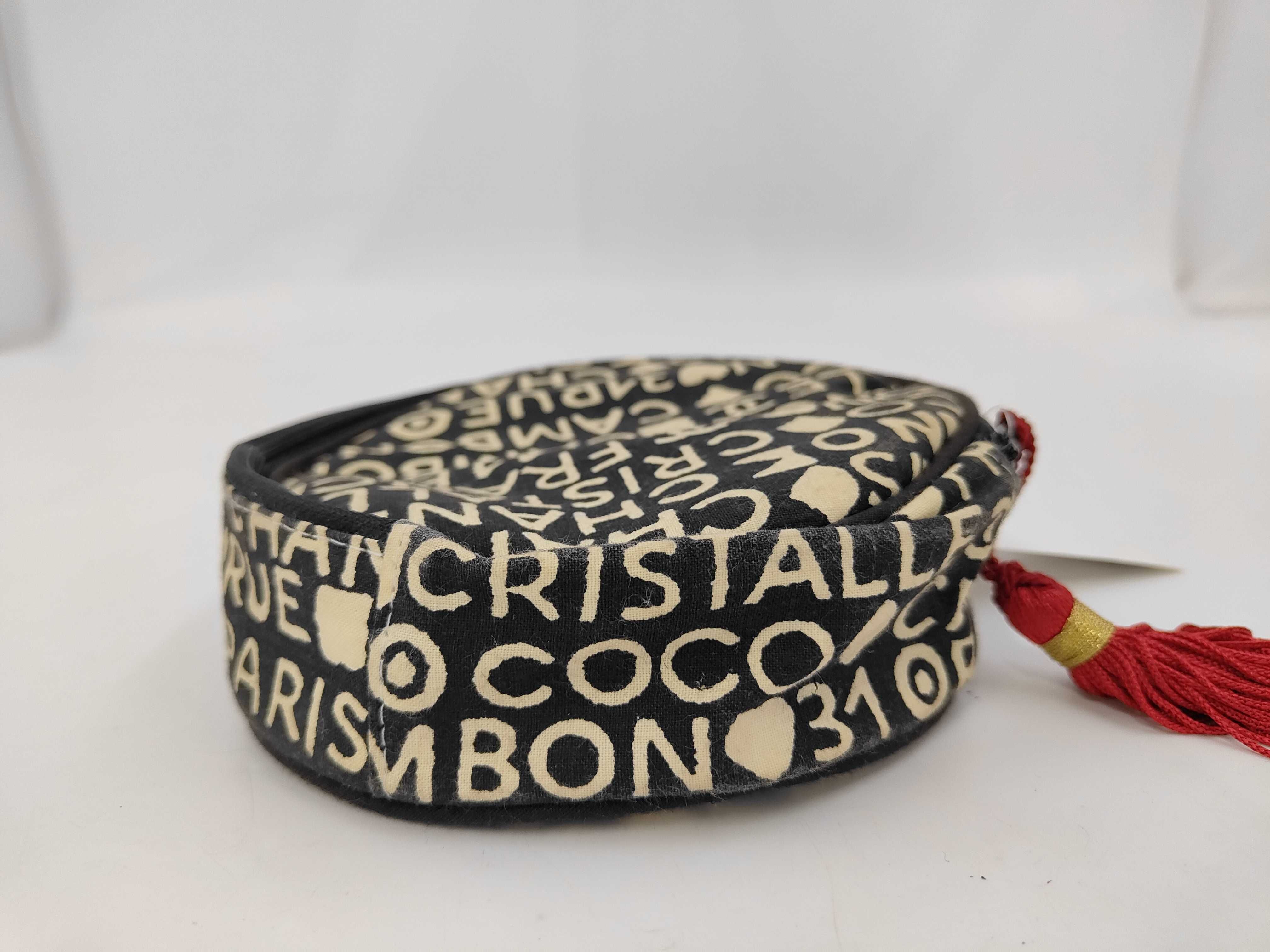 Enamel Chanel Canvas Pouch — view 4
