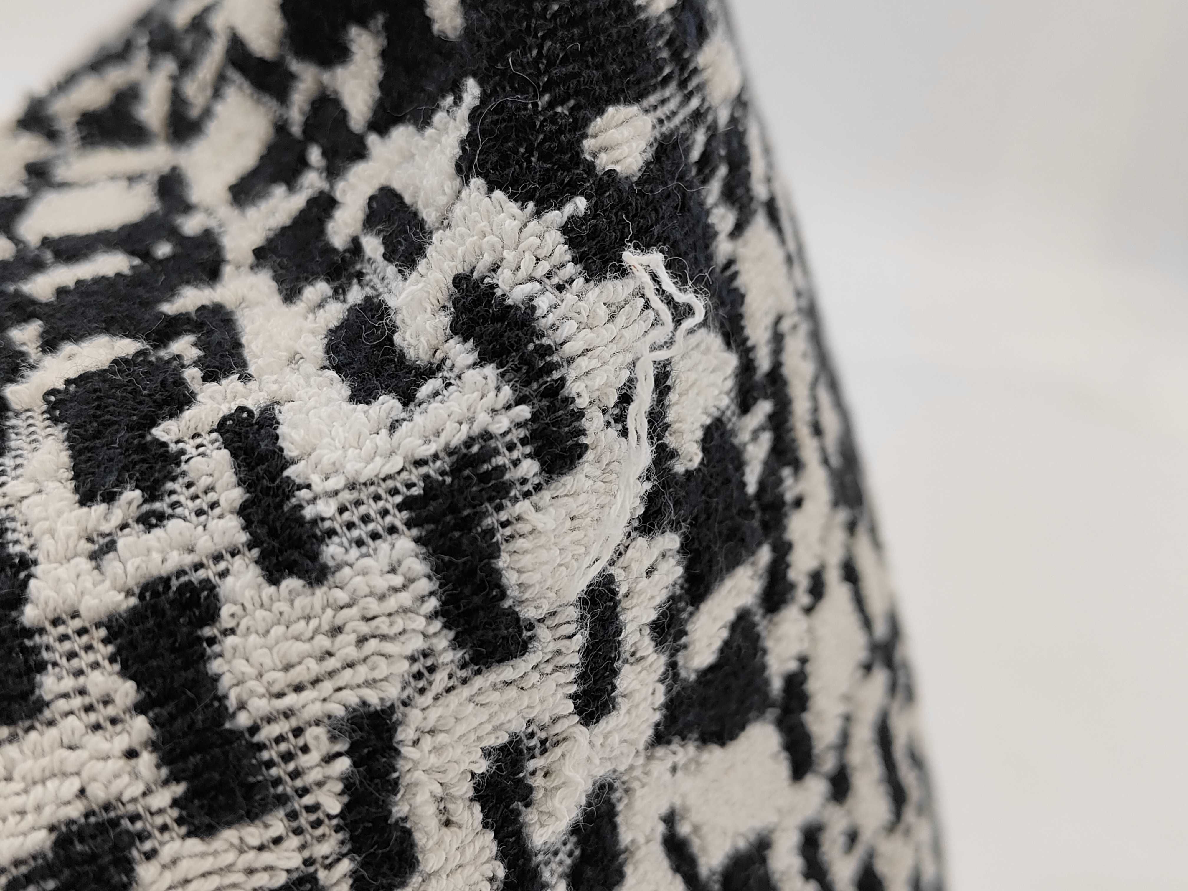 Tote Bag, Terrycloth, Black & White, Dust Bag, Towel Bag — view 12