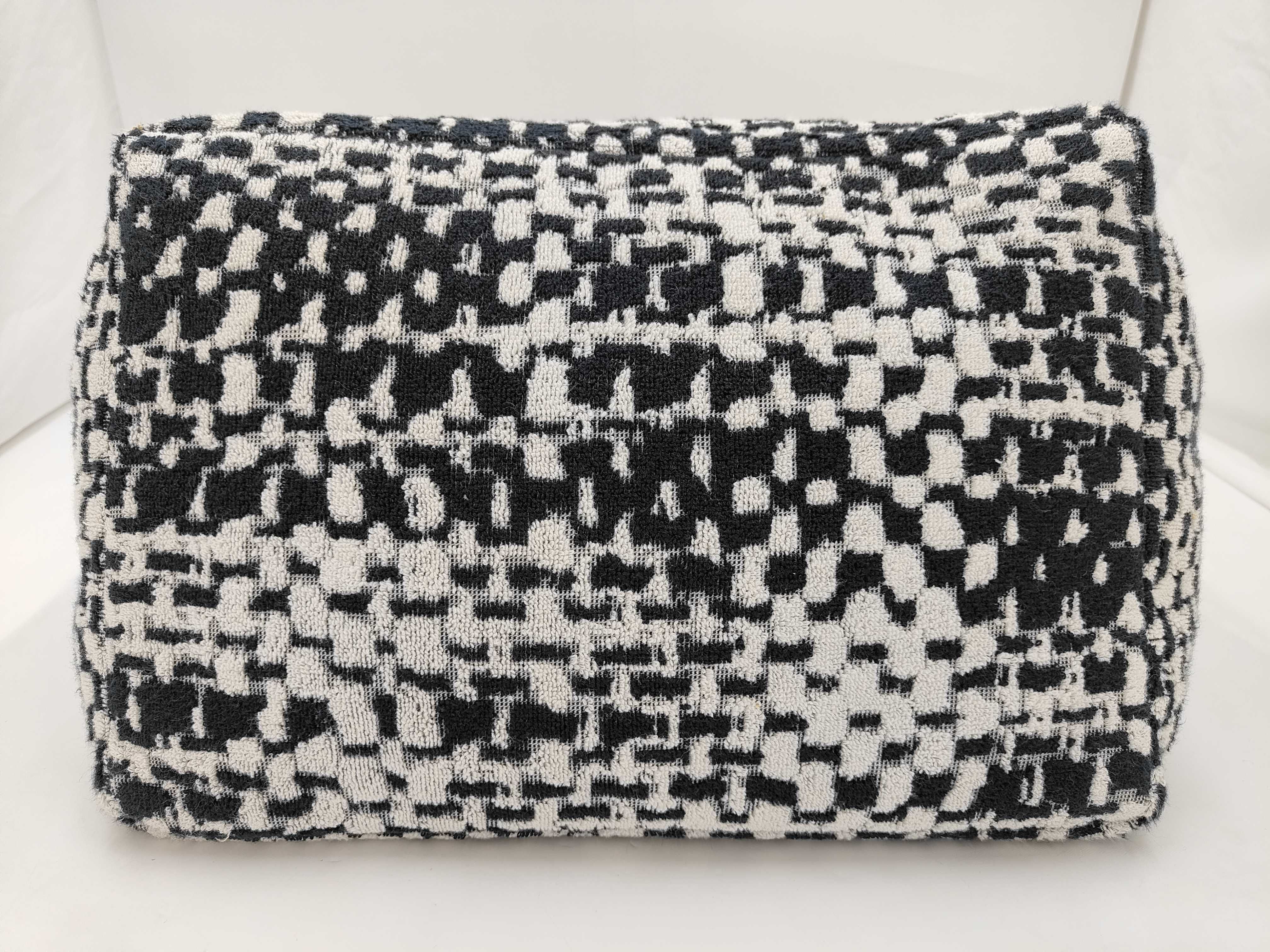 Tote Bag, Terrycloth, Black & White, Dust Bag, Towel Bag — view 7