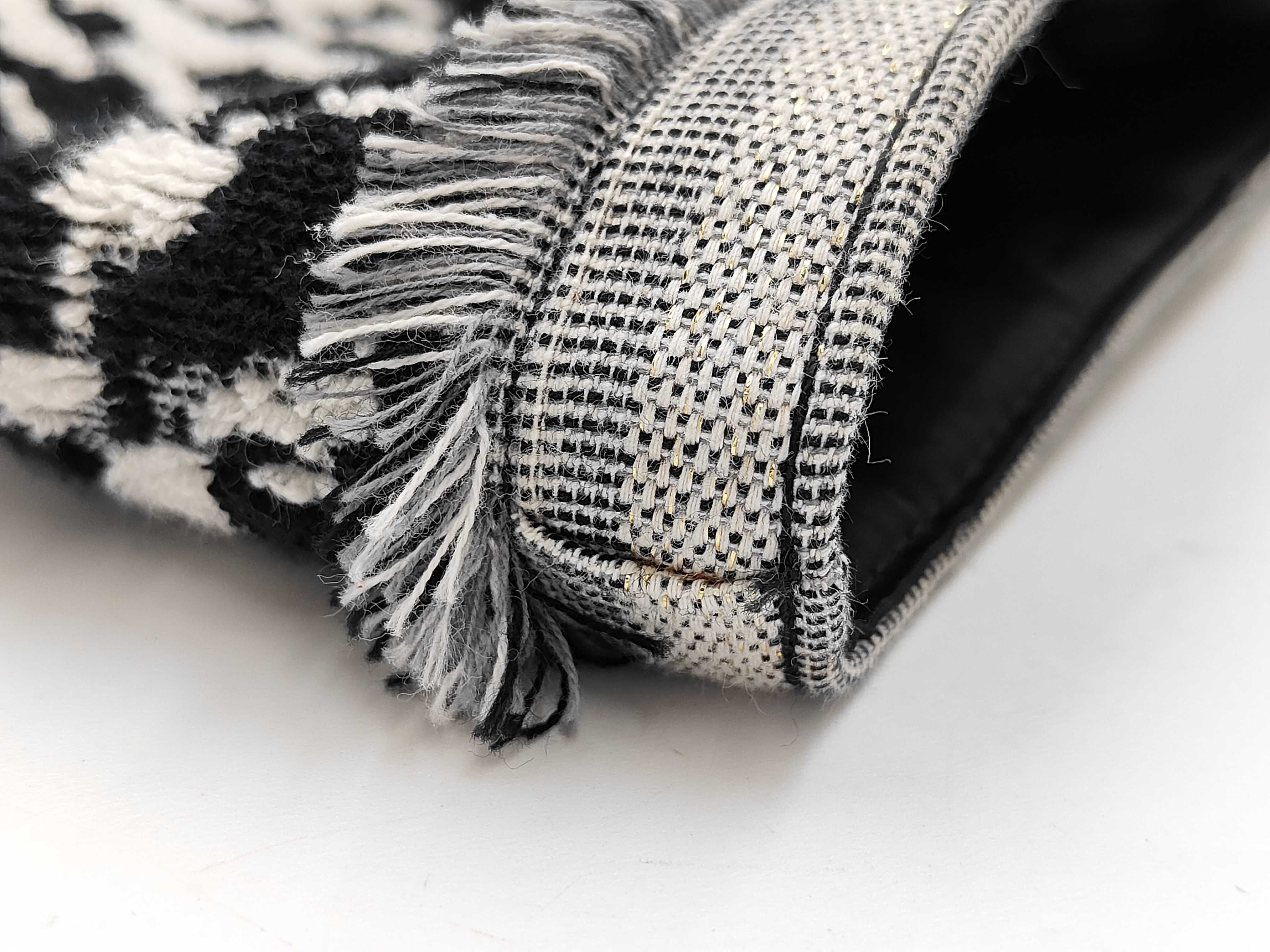 Tote Bag, Terrycloth, Black & White, Dust Bag, Towel Bag — view 10