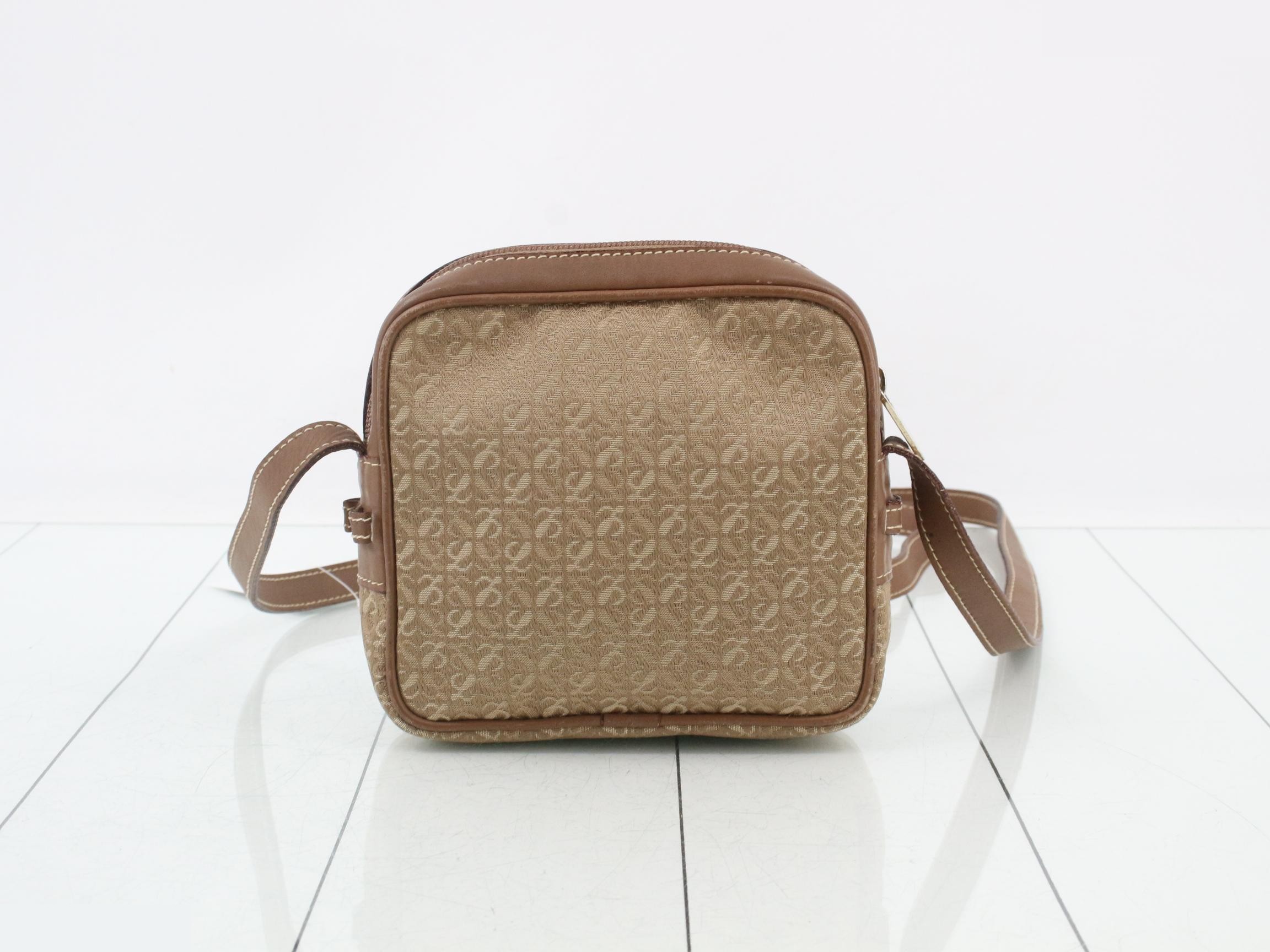 Other lines: Bags & Shoulder Bags, Anagram Pattern, Canvas, Brown — view 2