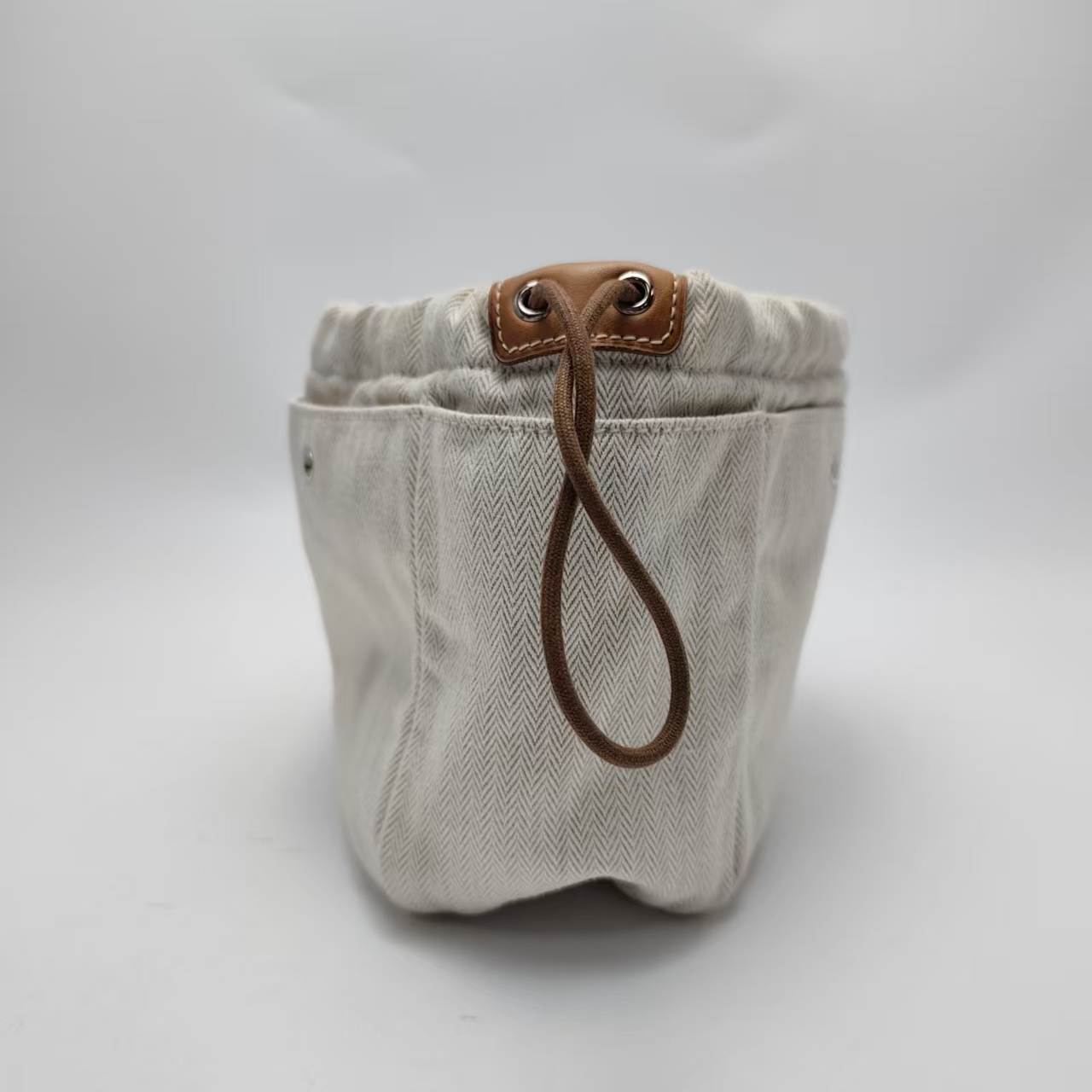 【*Shipped from: China*】HERMES Canvas Clutch Bag Second Bag — view 3