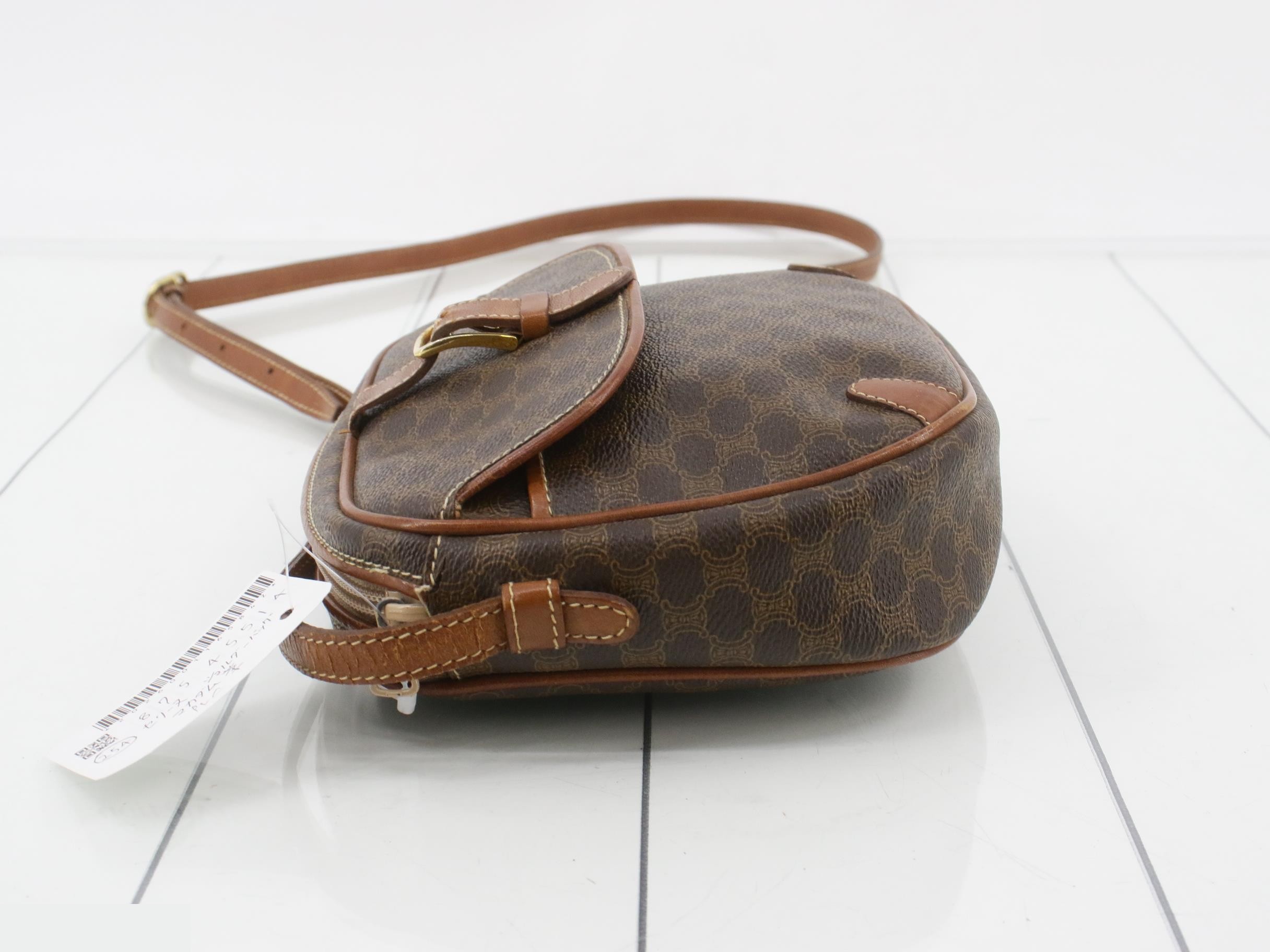 Macadam shoulder bag brown PVC — view 4