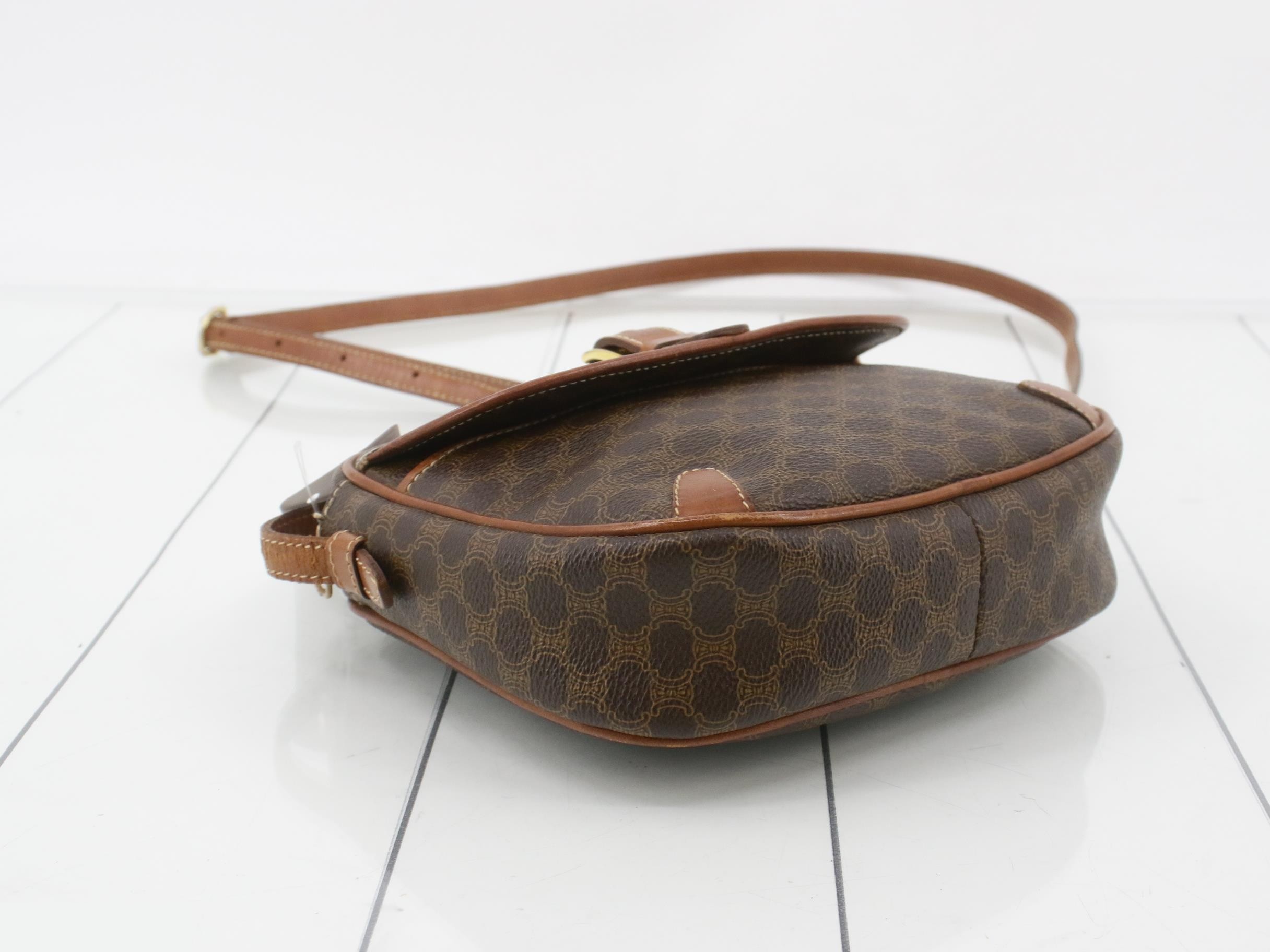 Macadam shoulder bag brown PVC — view 5