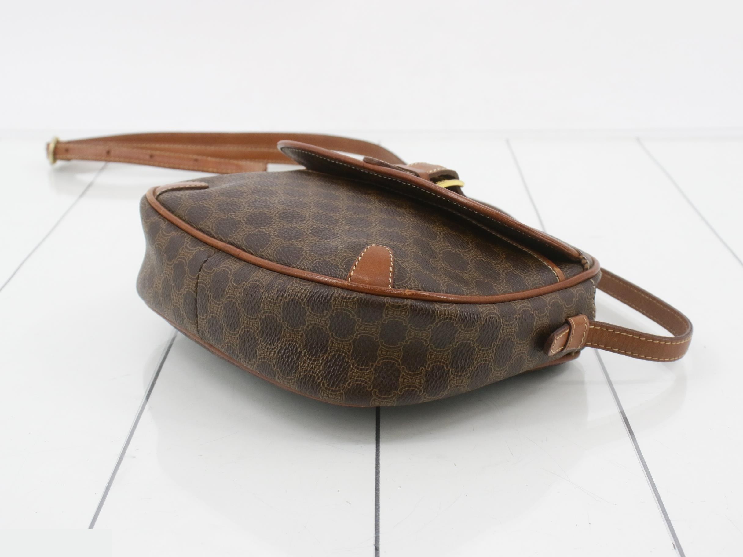 Macadam shoulder bag brown PVC — view 6