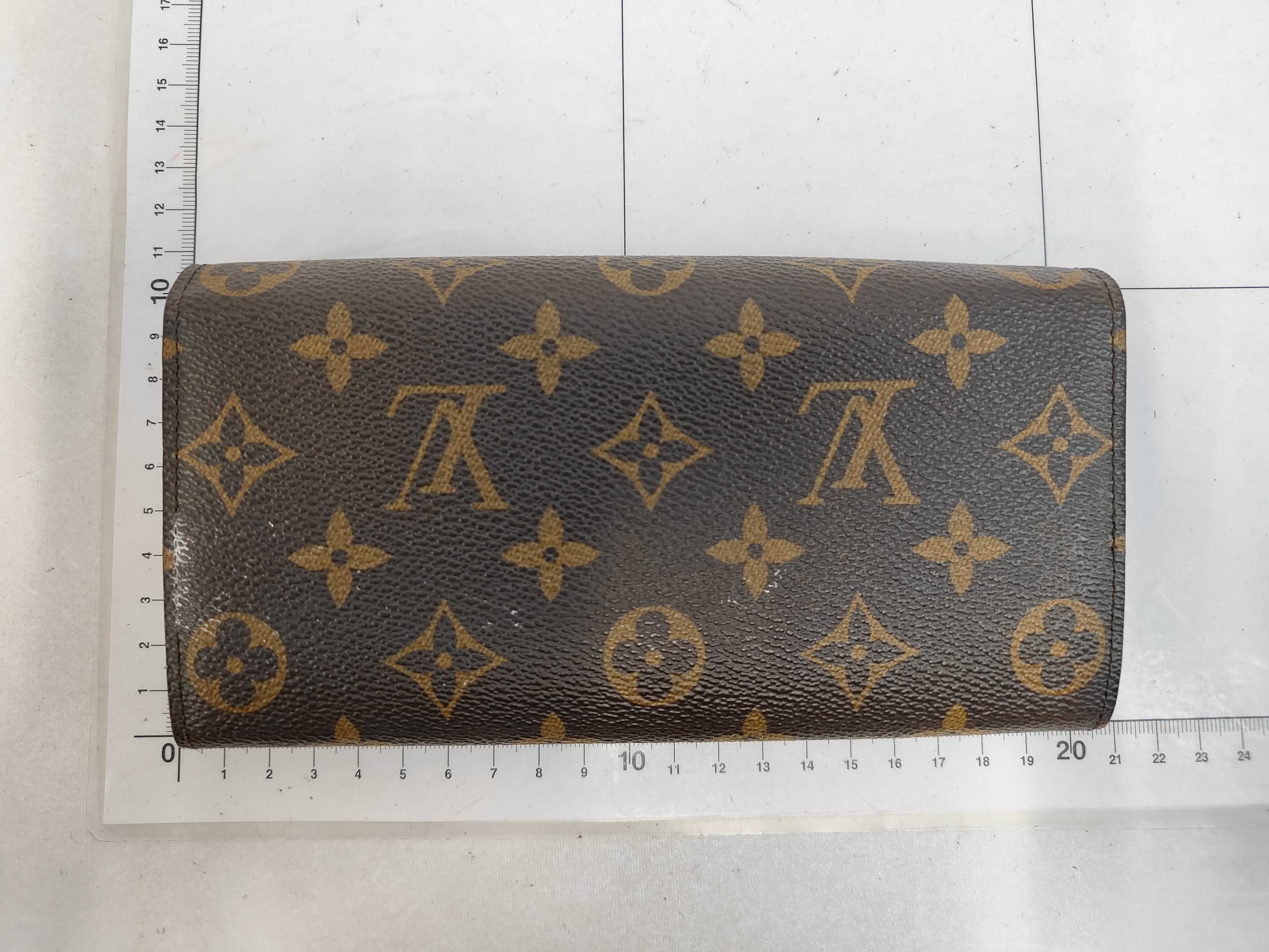 M60104 Monogram Portefeuille Sarah Leopard Wallet with Box and Dust Bag — view 2