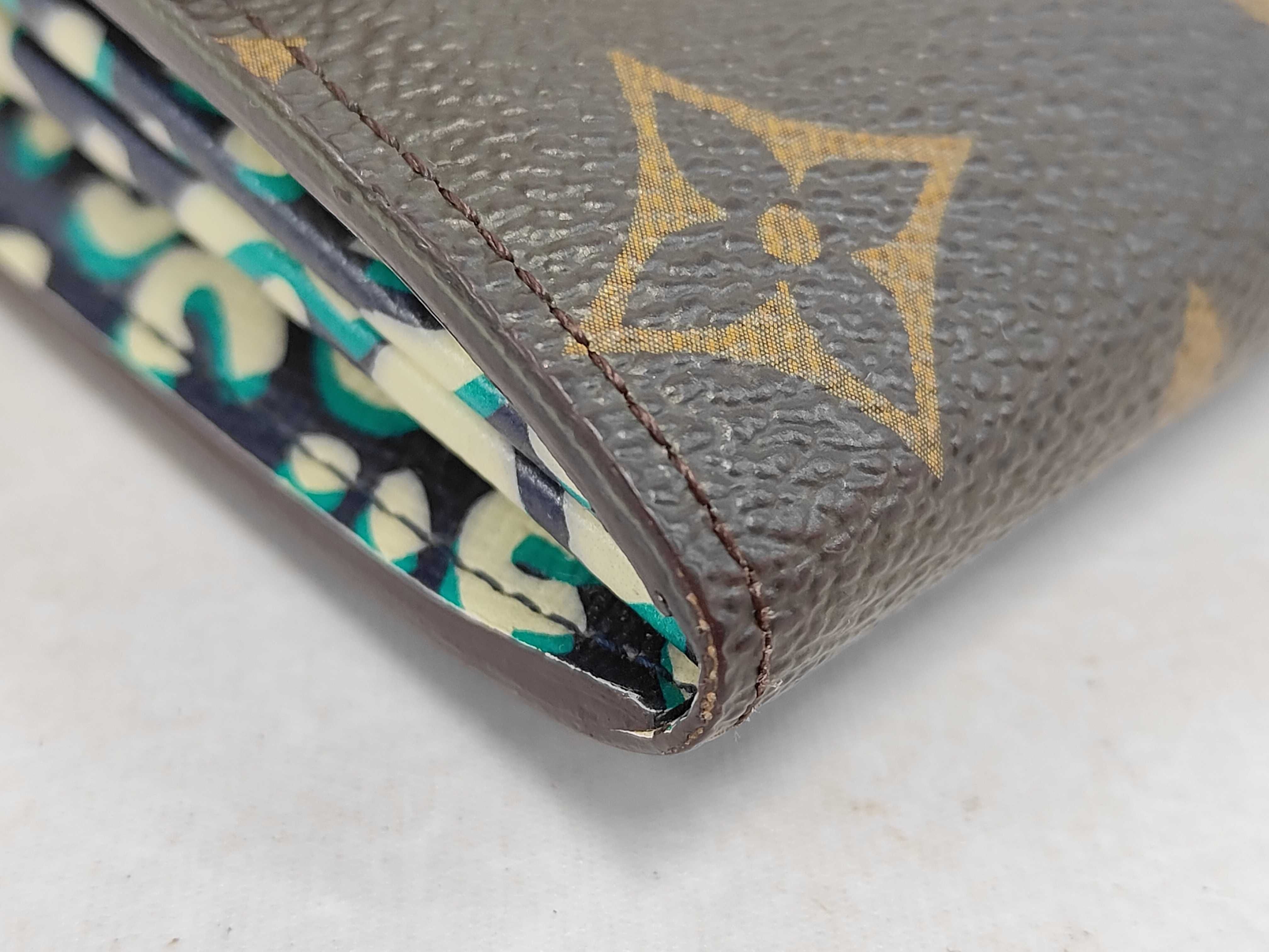 M60104 Monogram Portefeuille Sarah Leopard Wallet with Box and Dust Bag — view 3
