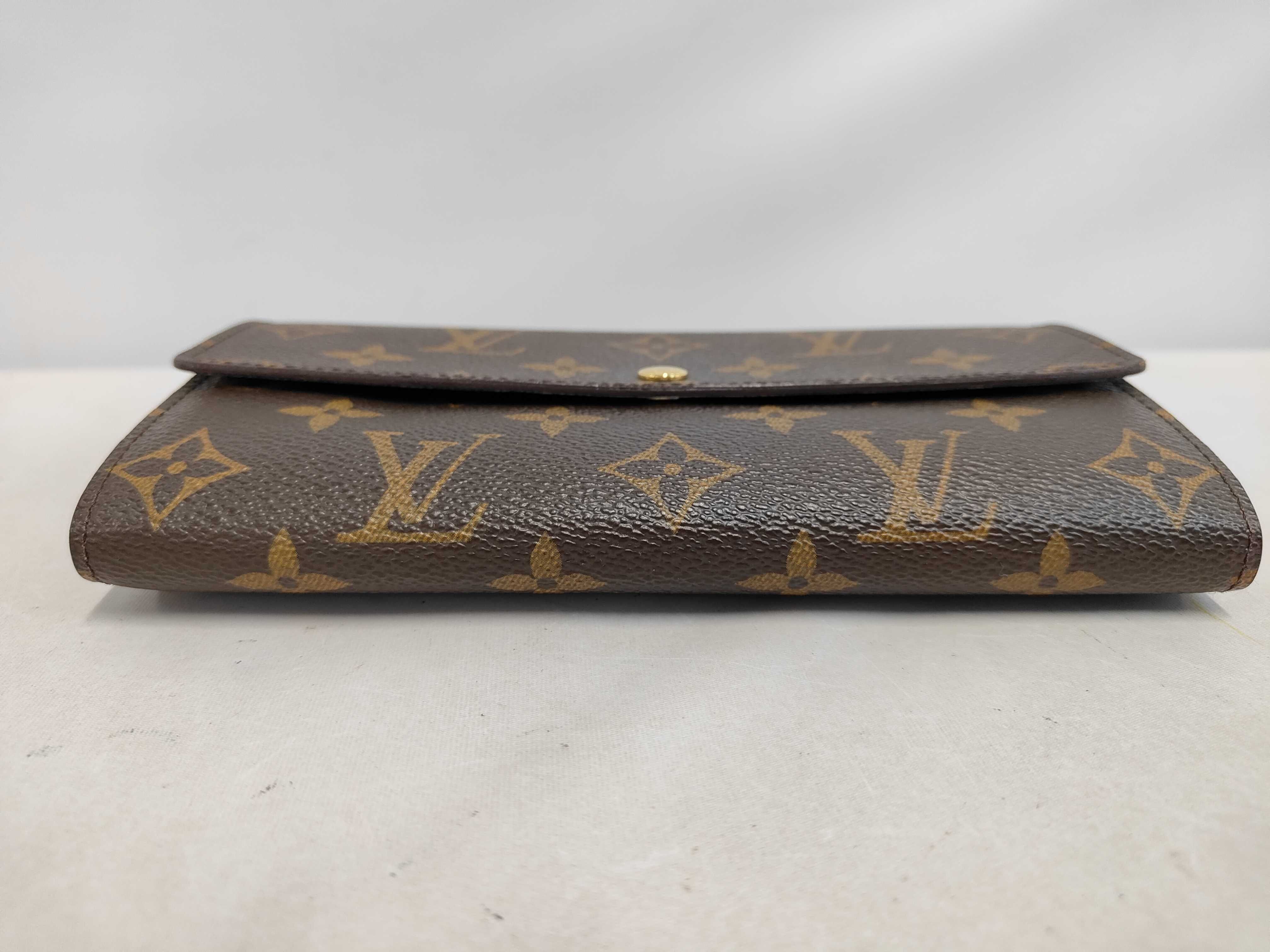 M60104 Monogram Portefeuille Sarah Leopard Wallet with Box and Dust Bag — view 4