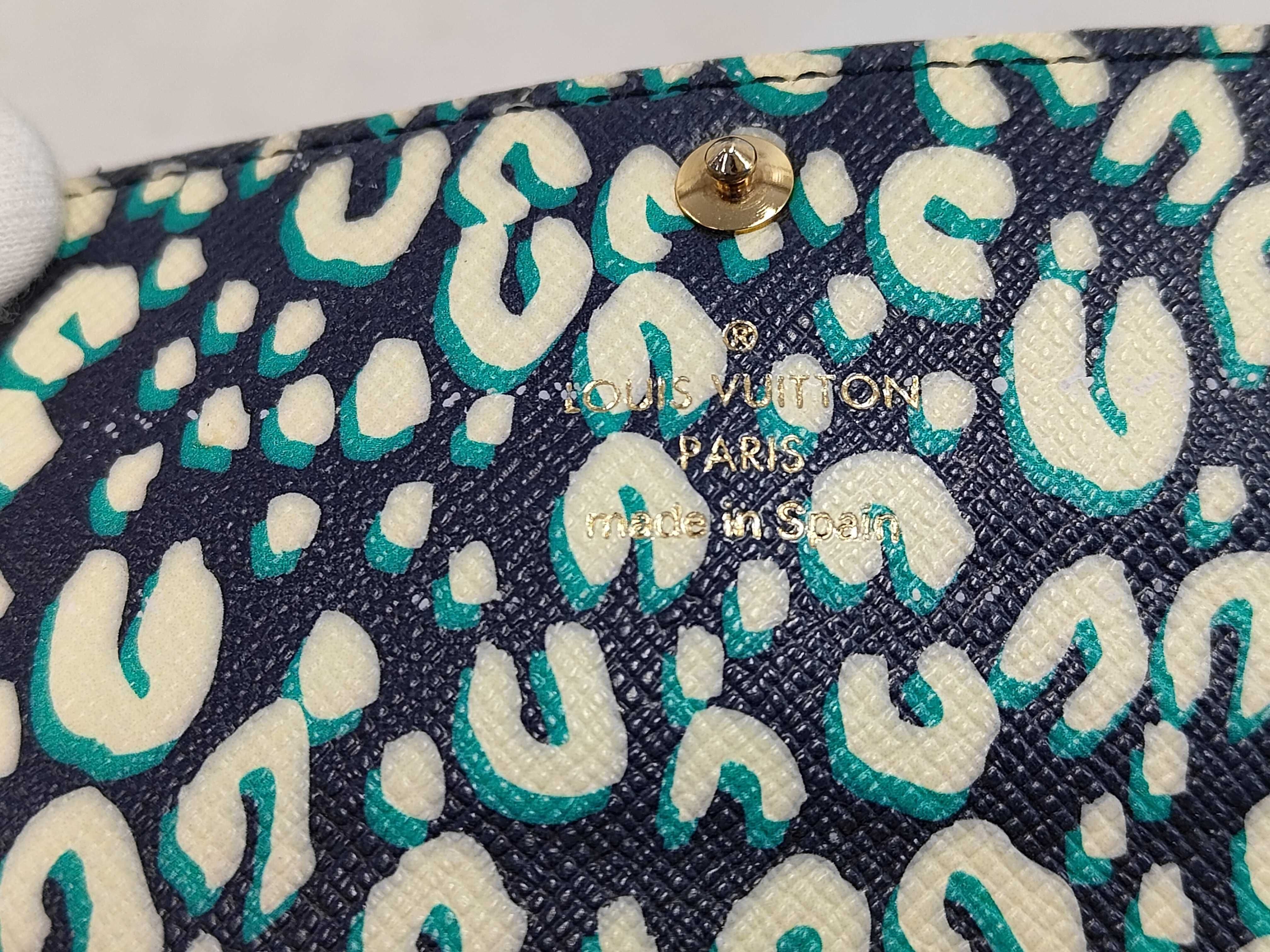 M60104 Monogram Portefeuille Sarah Leopard Wallet with Box and Dust Bag — view 5