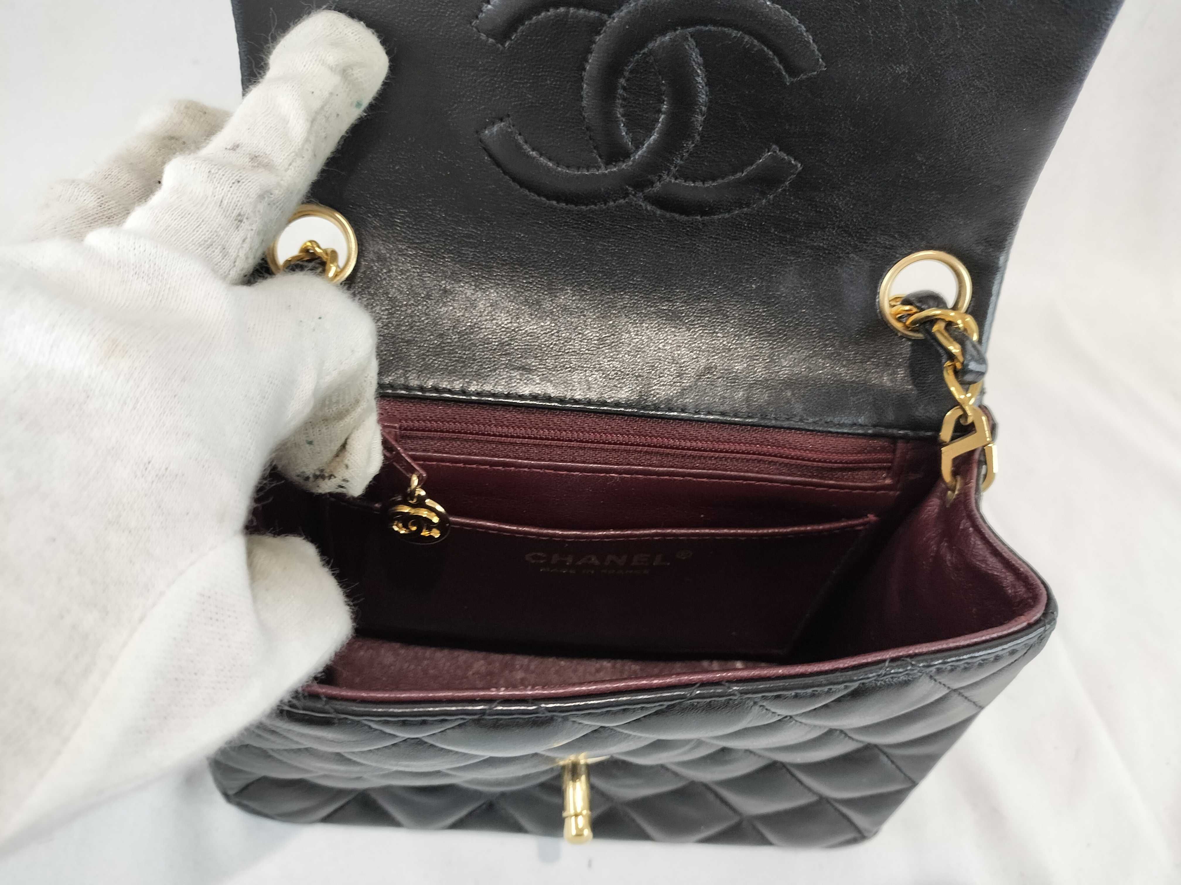Calfskin Matelassé 17 Shoulder Bag (Repaired) — view 10