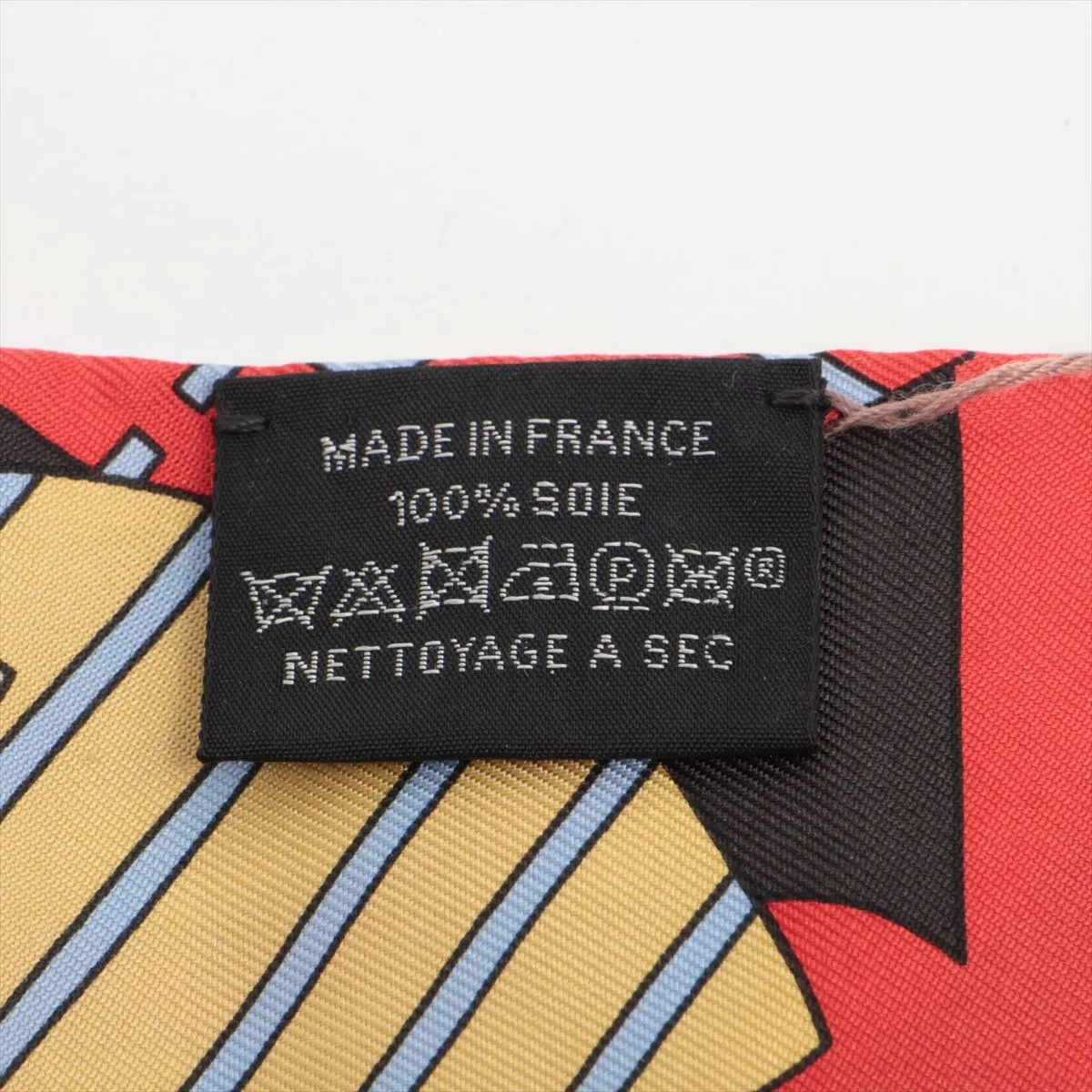 Twilly Les Murmures de la Foret (Whispers of the Forest) Silk Scarf, Red, Slight wear and snags. — view 3