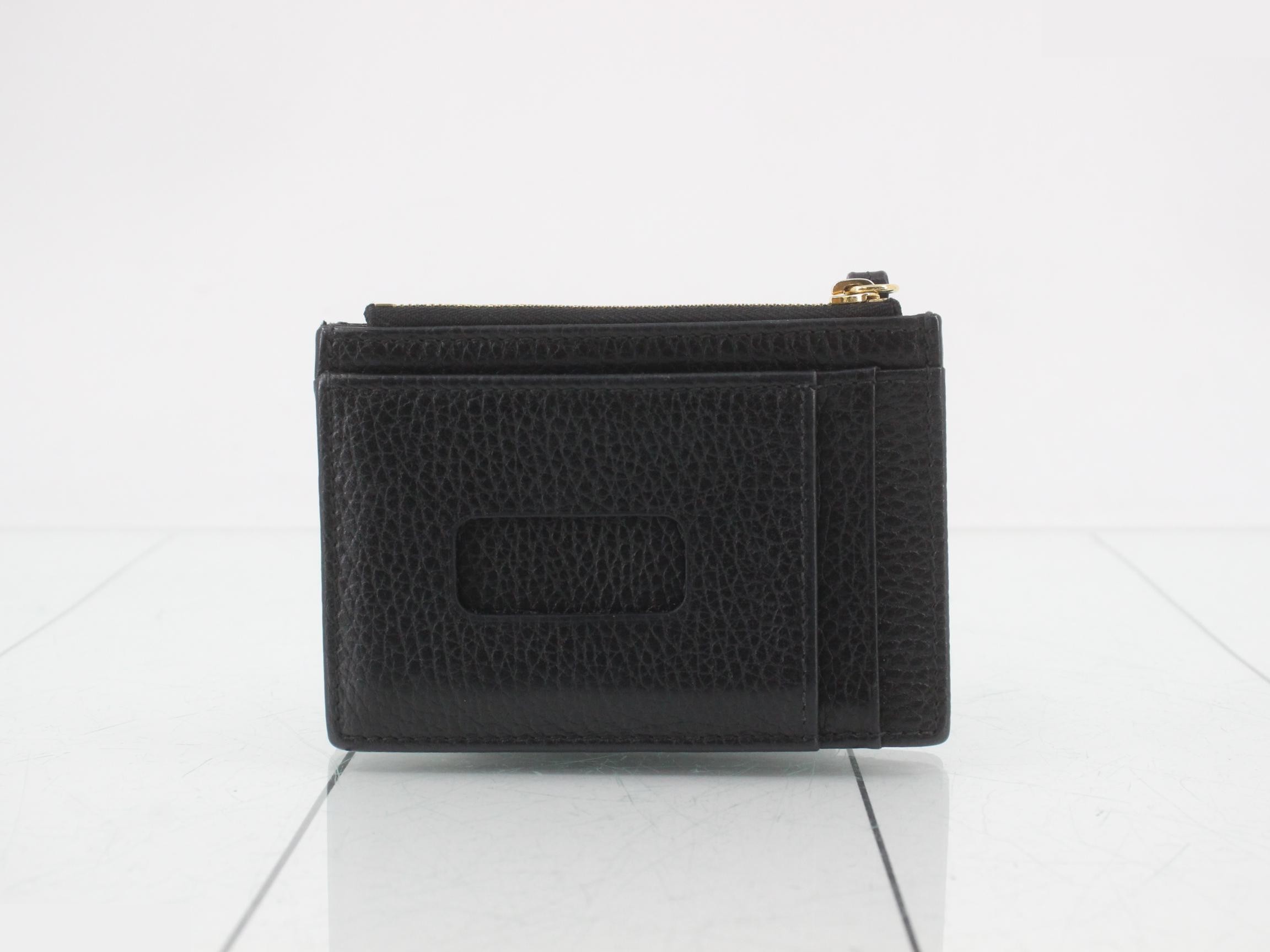 Petite Marmont Fragment Case, Leather, Black — view 2