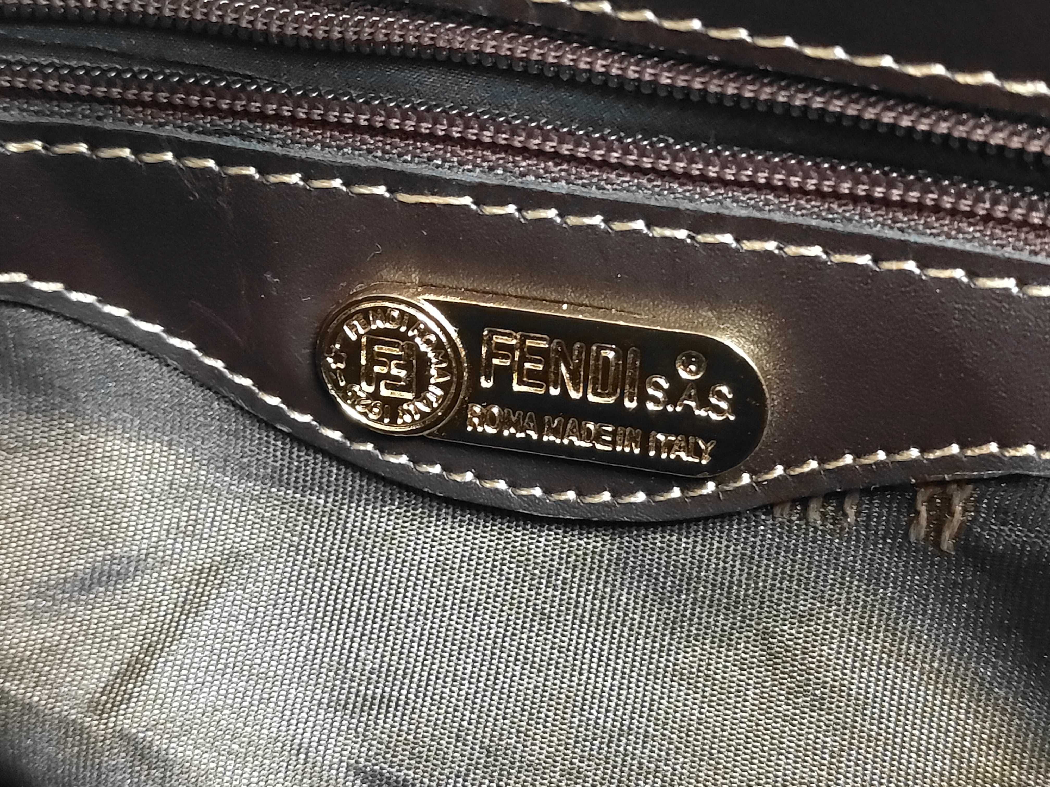 Zucca pattern Fendi Zucca handbag shoulder bag — view 11