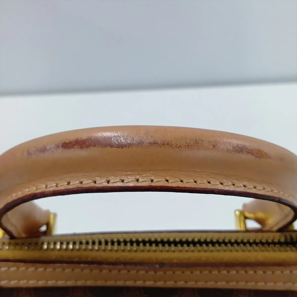 Macadam PVC x Leather Handbag, Brown — view 13