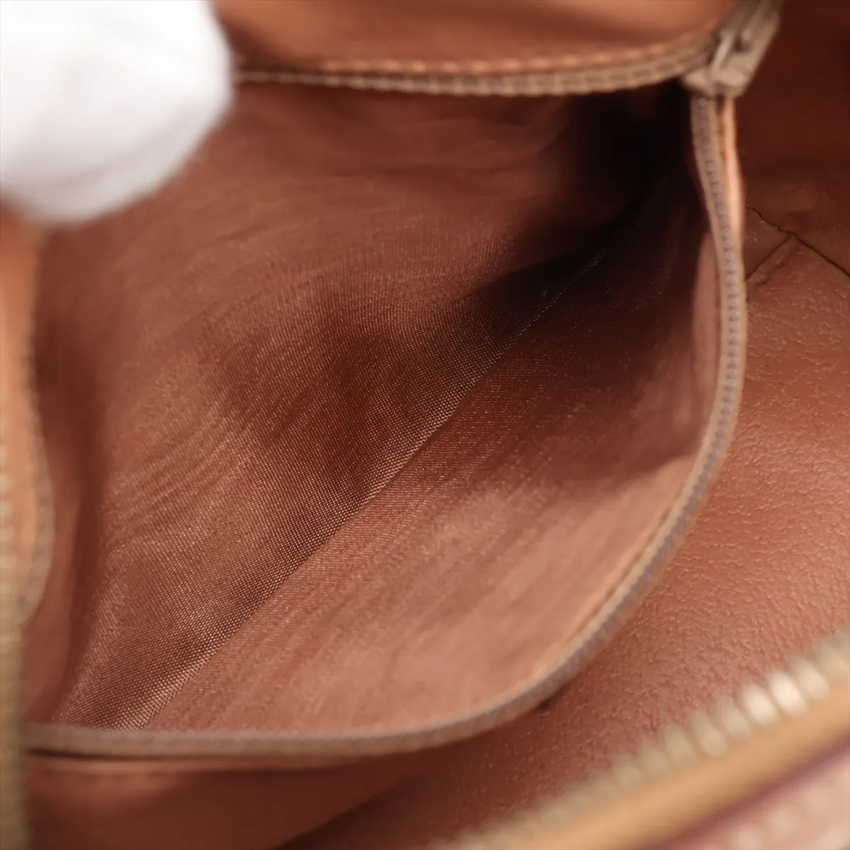 Macadam PVC x Leather Handbag, Brown — view 8