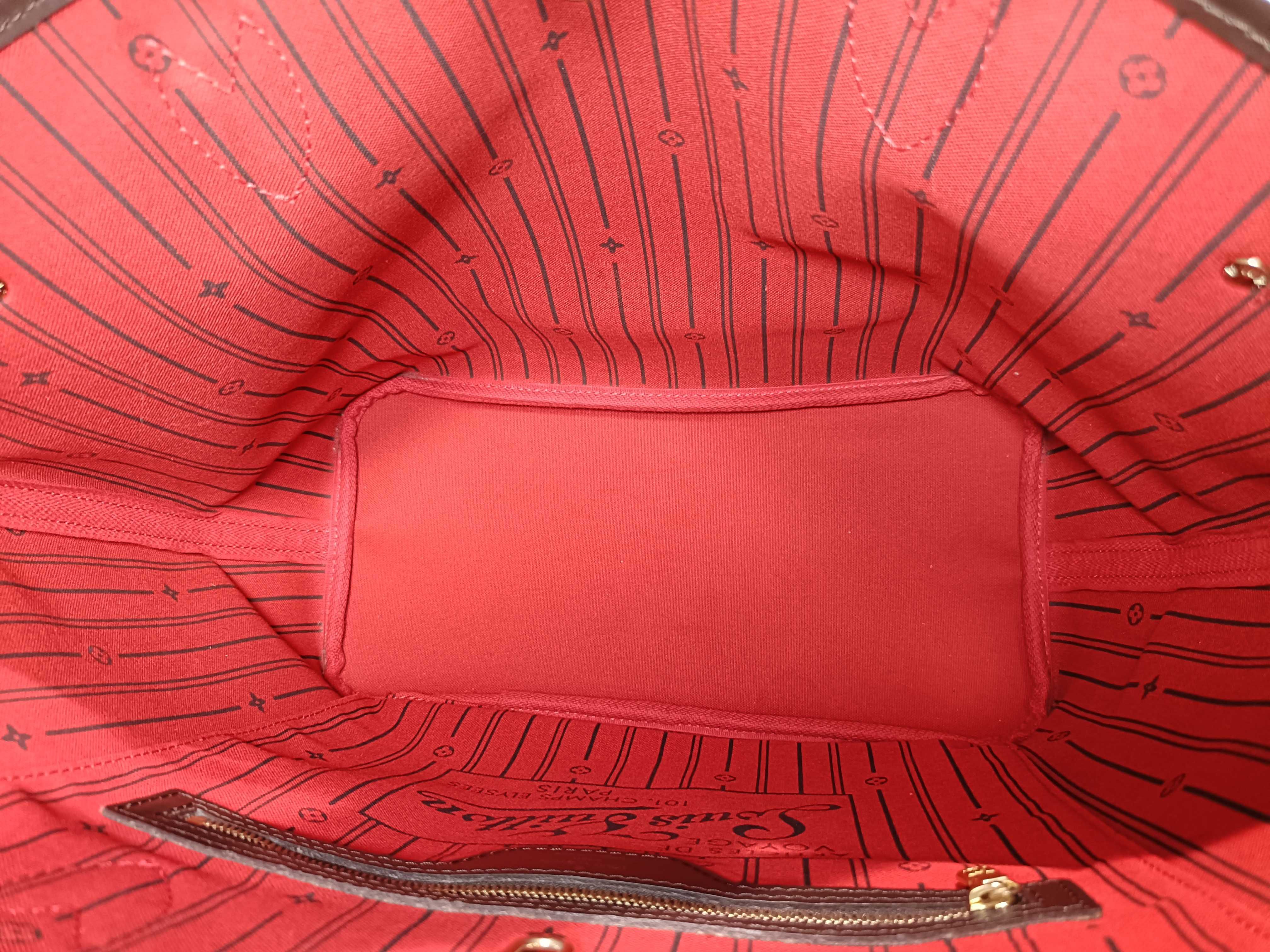 Damier N51105 Neverfull MM Tote Bag — view 10