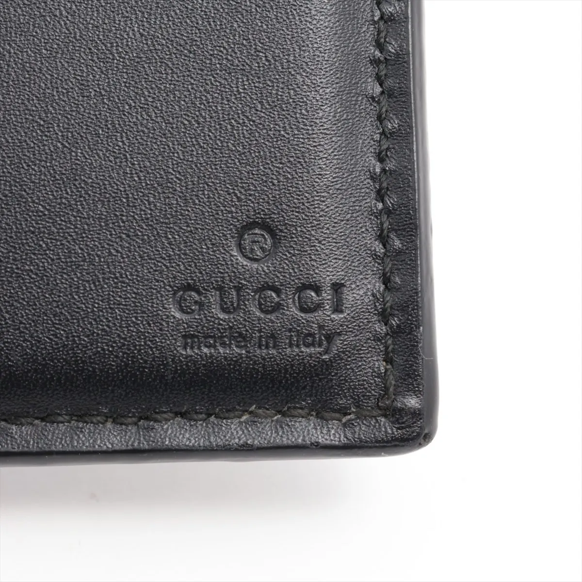 GG Supreme 451268 PVC x Leather Bifold Wallet Black x Red Wolf — view 6