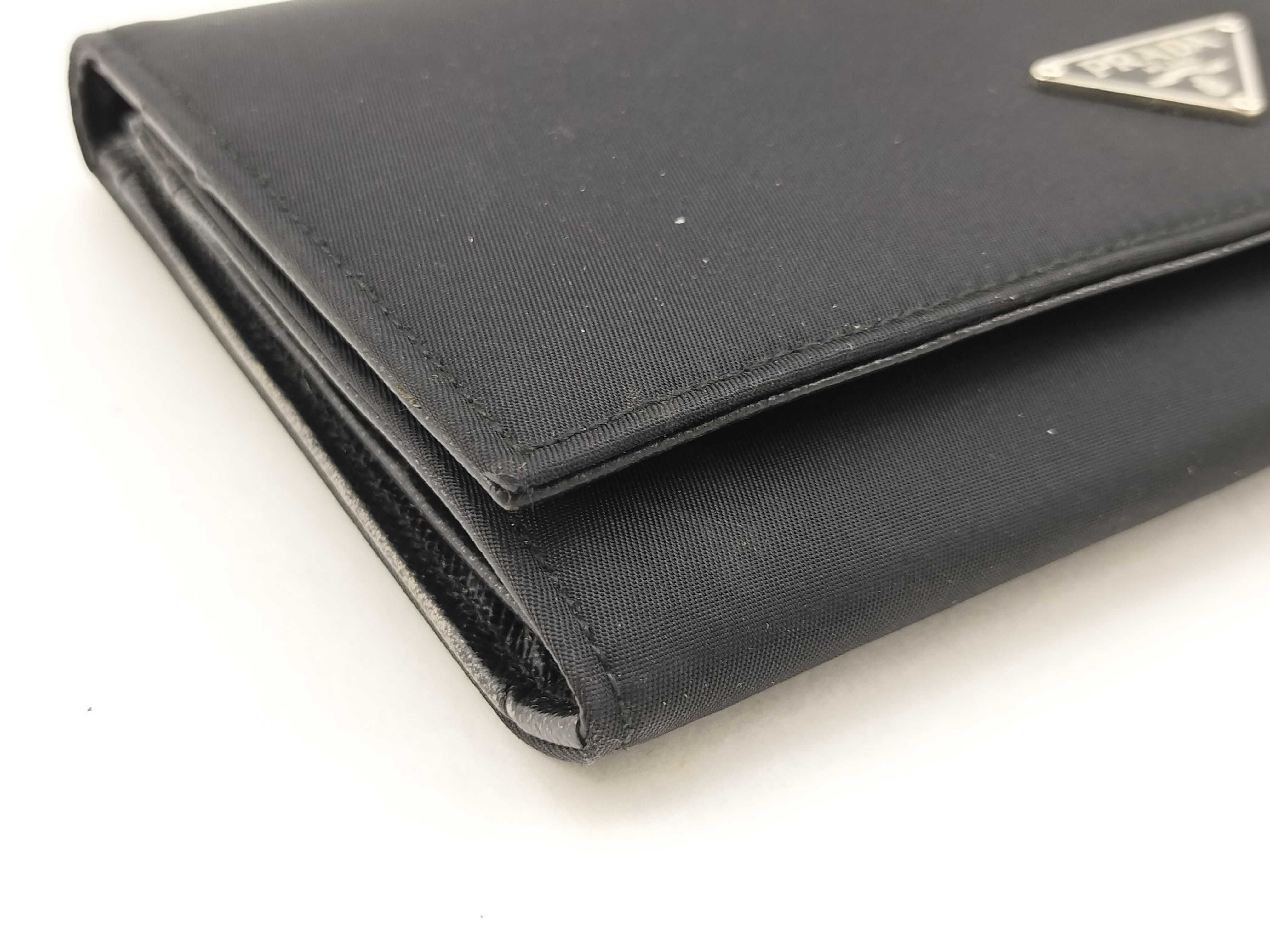 nylon folding wallet, black. — view 6