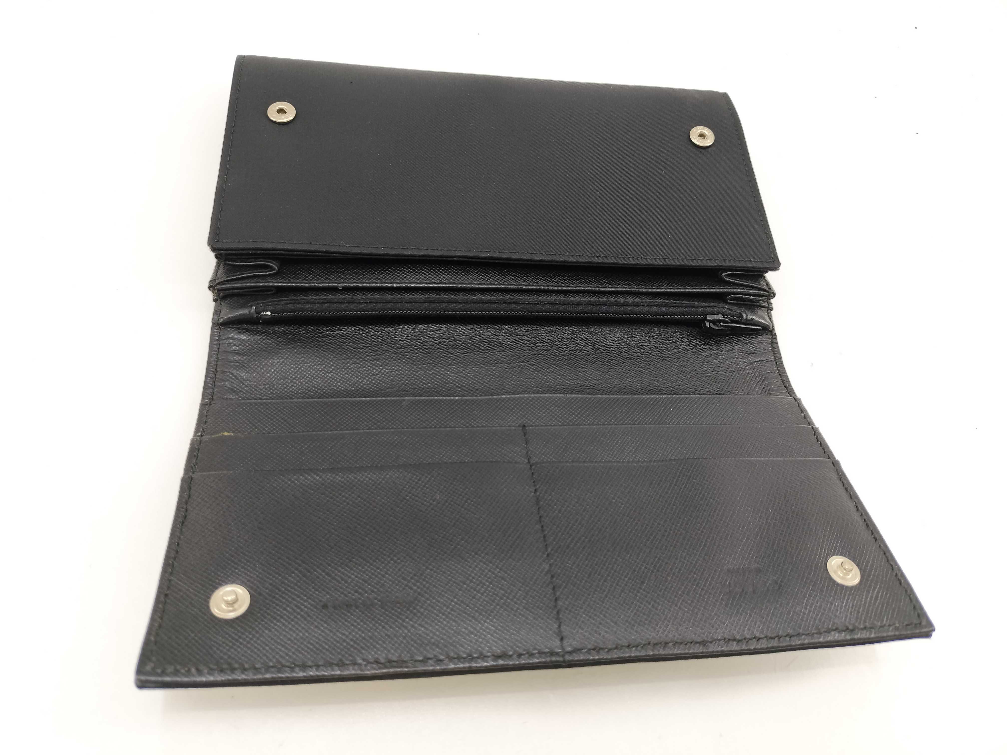 nylon folding wallet, black. — view 9