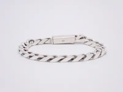 Bracelet, 925 sterling silver, 38.0g, wrist circumference approximately 18cm