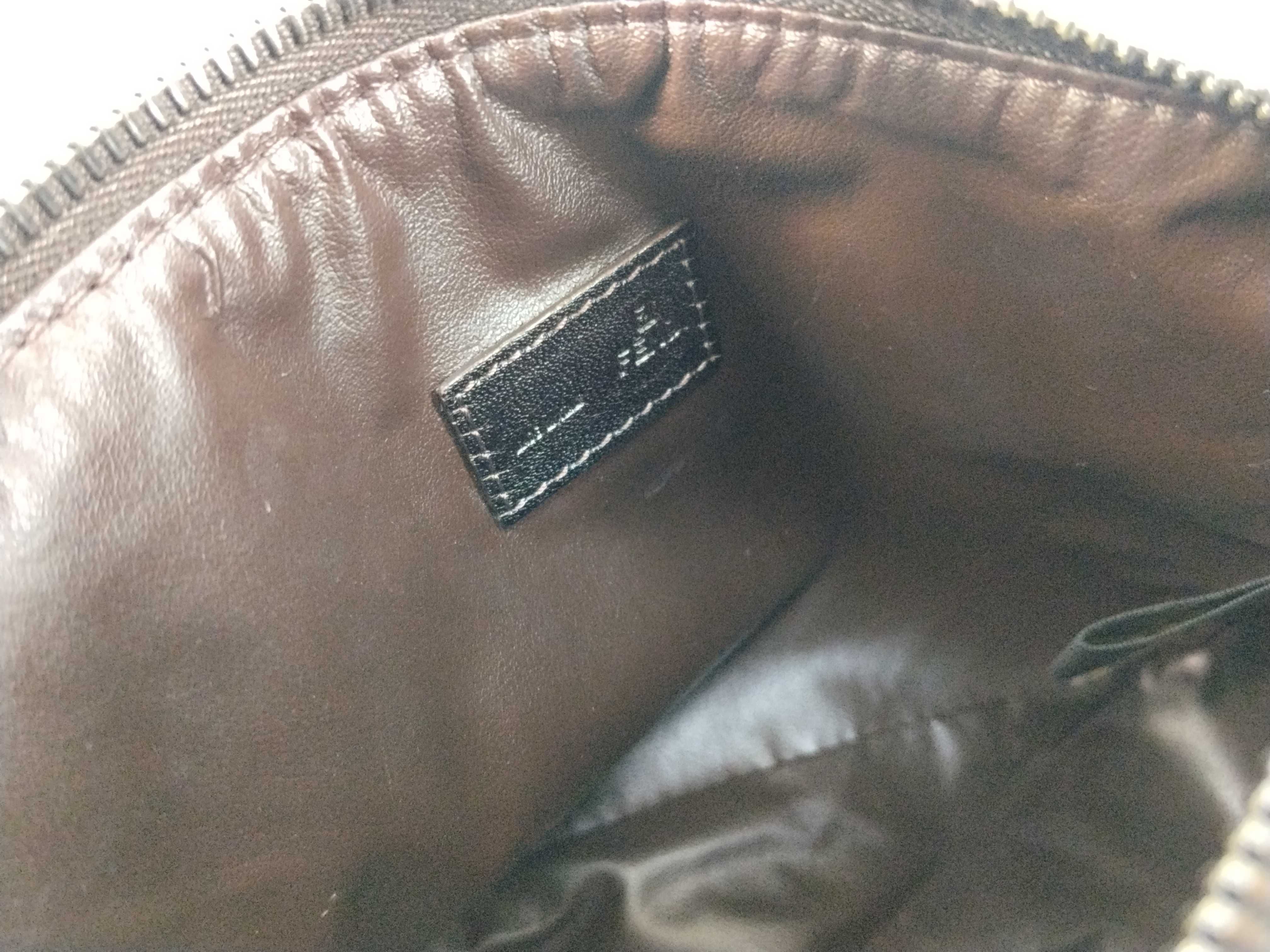 Zucca pattern Fendi Zucchino handbag, dark brown handbag — view 10