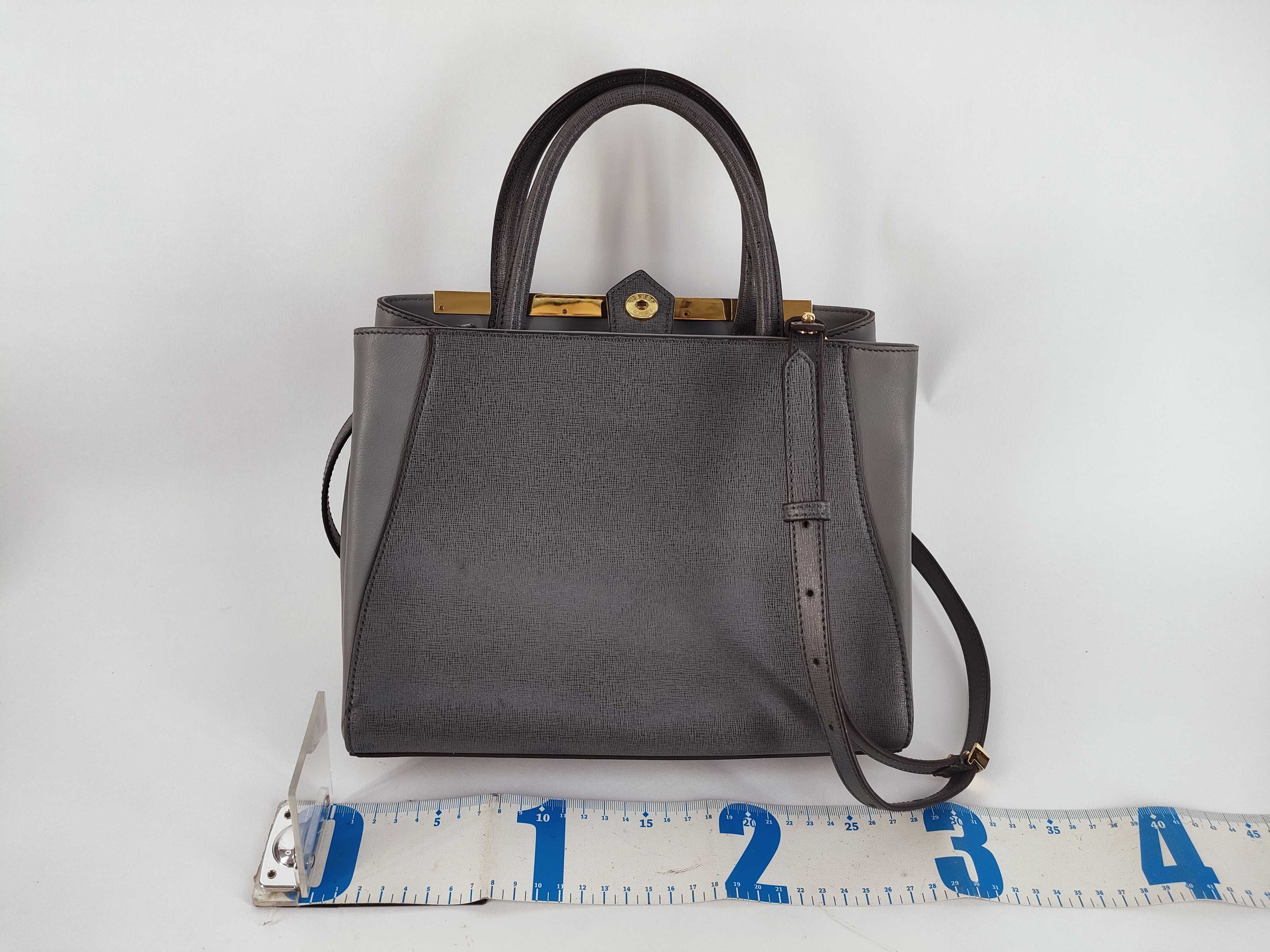 Toujours 2AWY Handbag Leather Gray Handbag — view 2