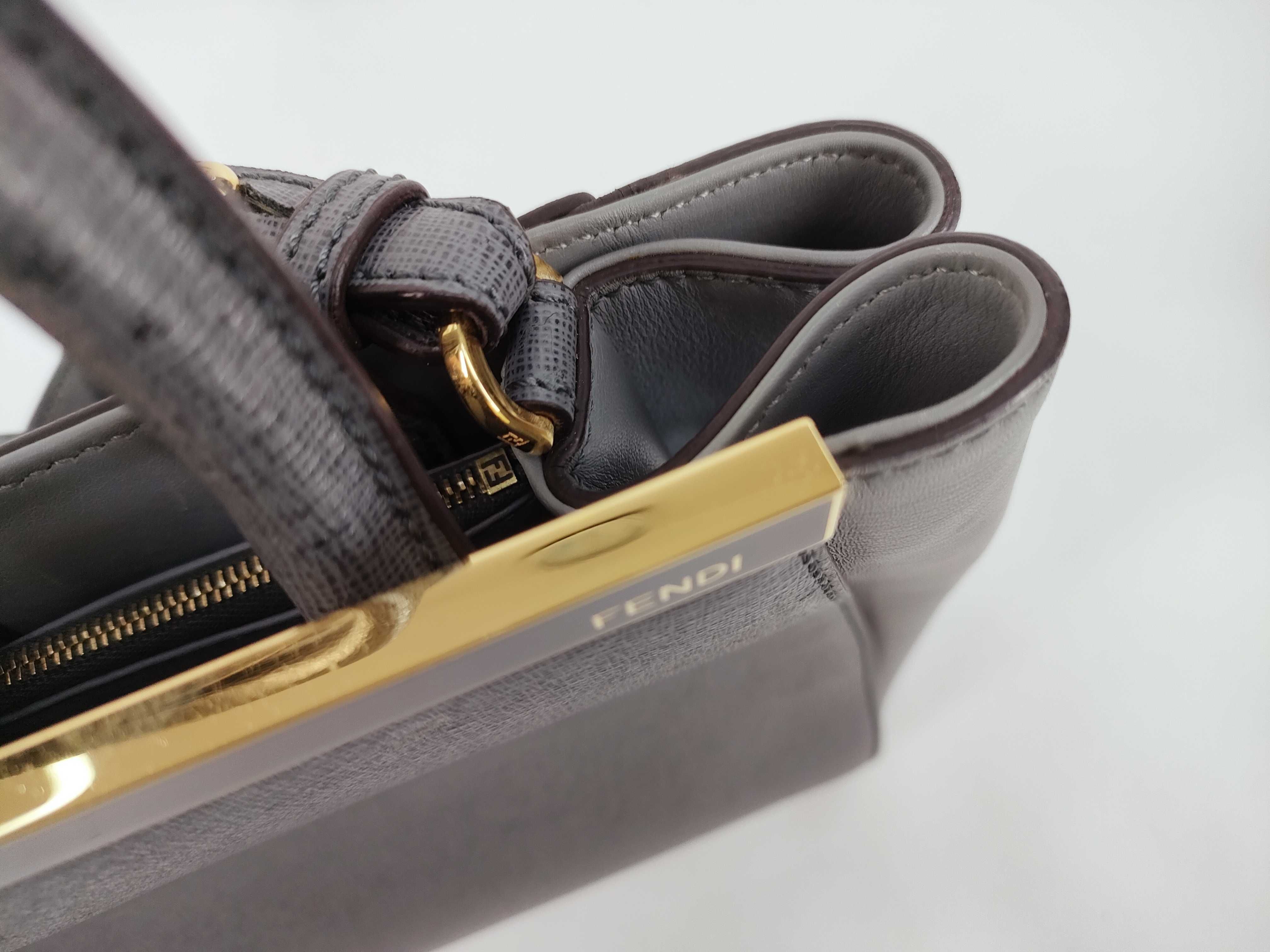 Toujours 2AWY Handbag Leather Gray Handbag — view 9