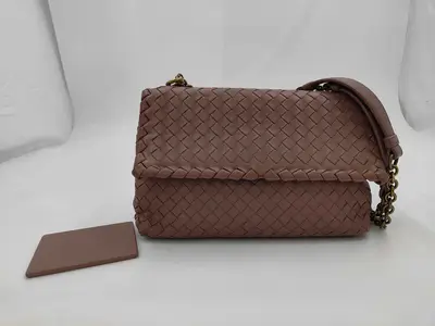 Intrecciato Bag Chain Shoulder INTRECCIATO FLAP OLYMPIA Shoulder Bag