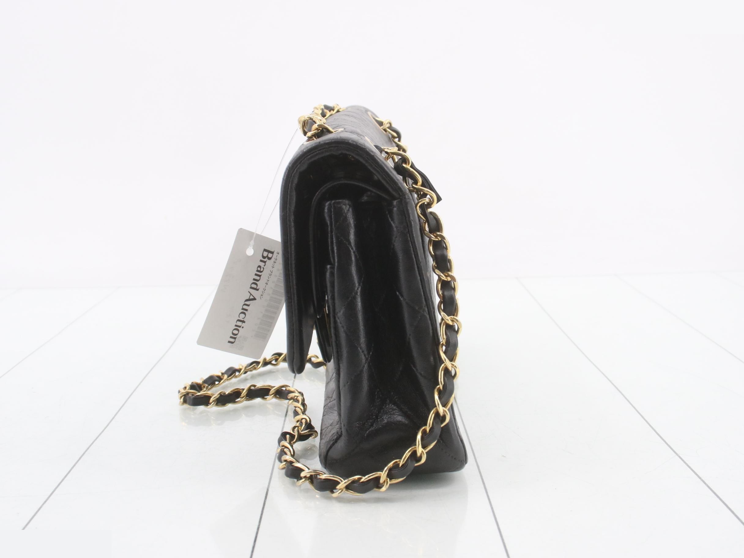 Matelassé Lambskin Chain Shoulder Bag (with original seal) — view 3
