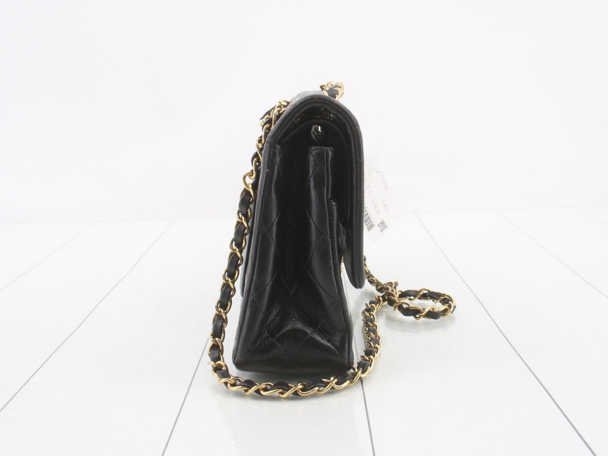 Matelassé Lambskin Chain Shoulder Bag (with original seal) — view 4