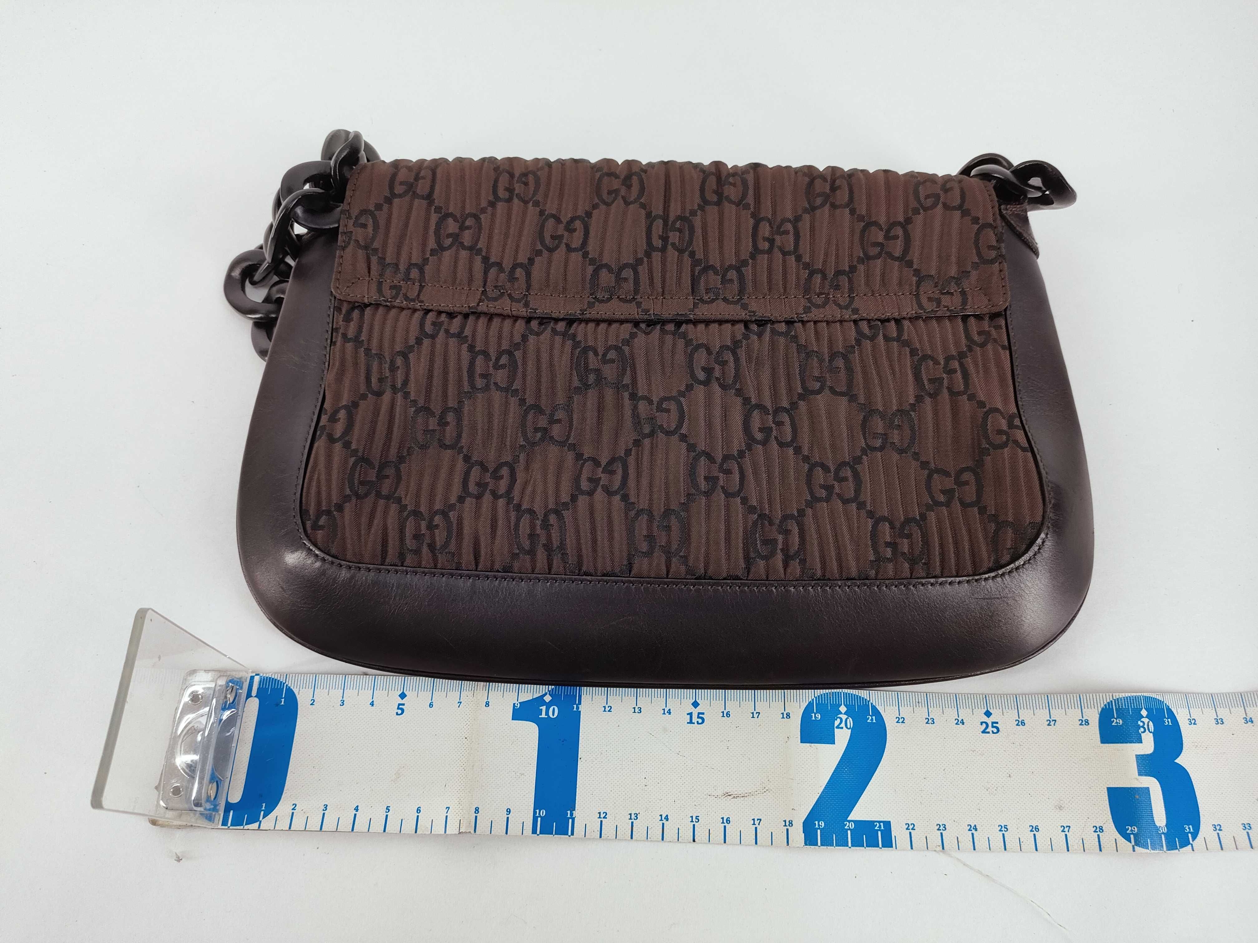 GG Pleated Chain Shoulder Bag — view 2