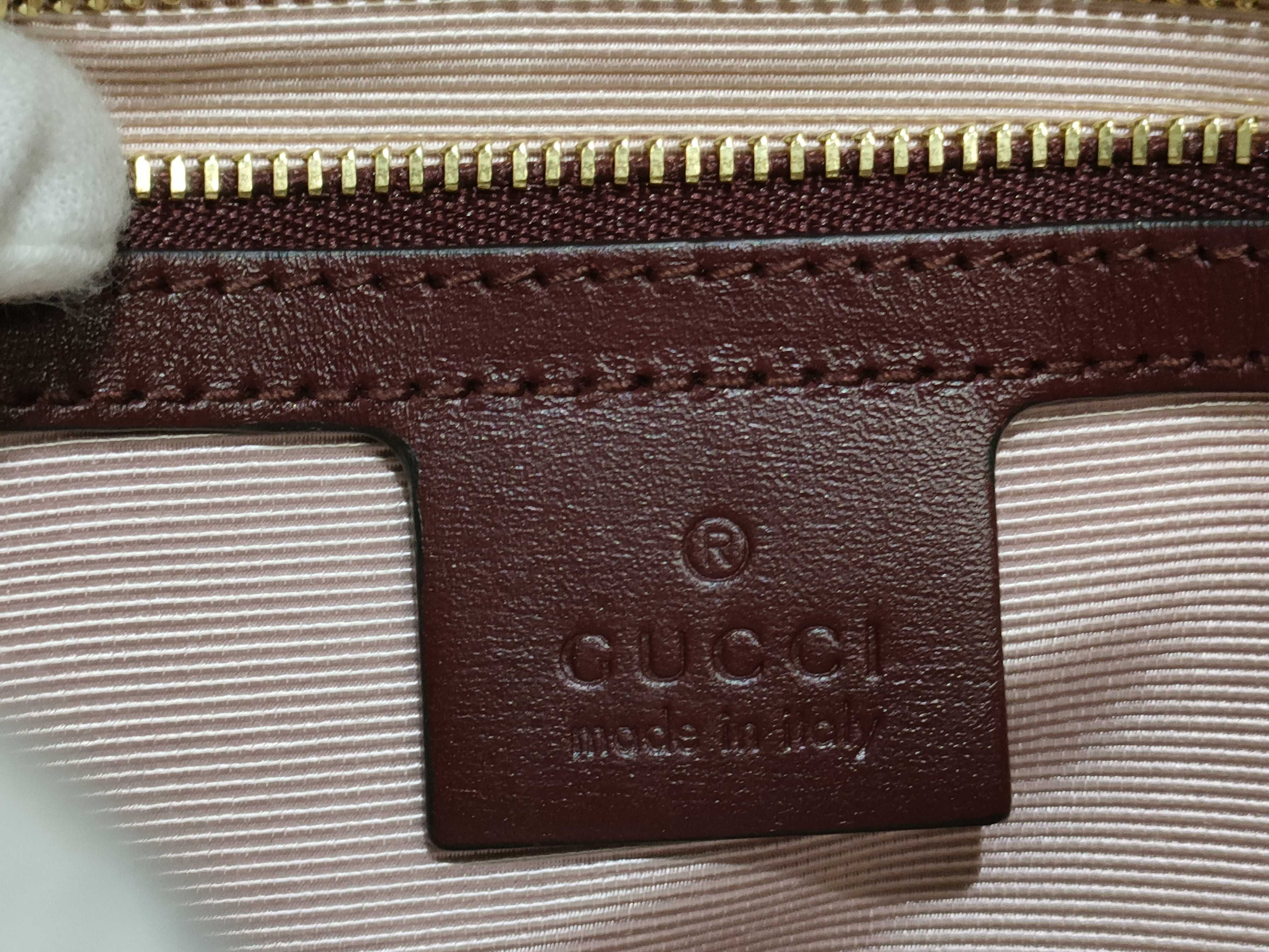 550129 Ally GG Marmont Leather Shoulder Bag — view 10