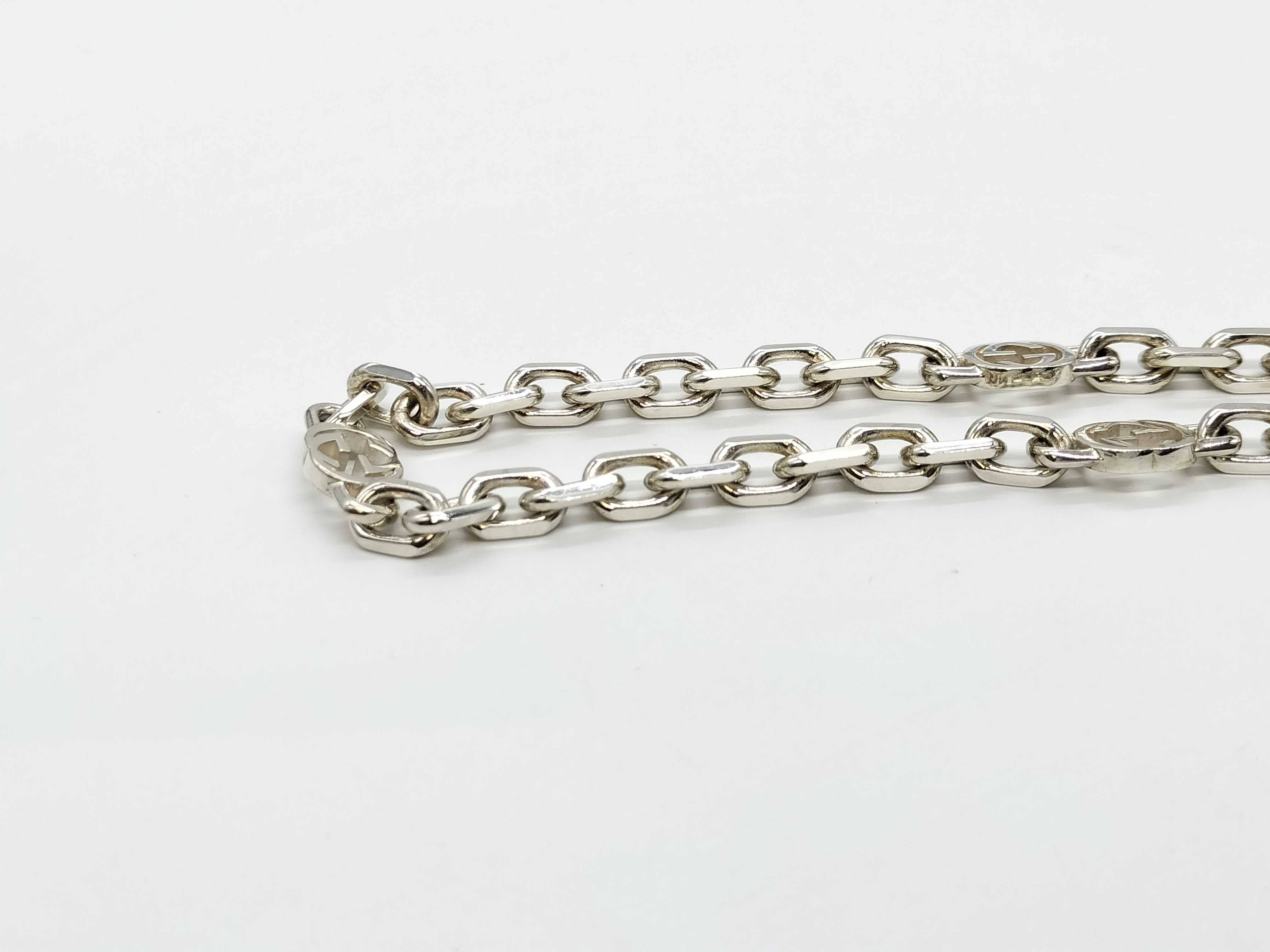 AG925 Interlocking Chain Necklace, SV925, 50.8g — view 3