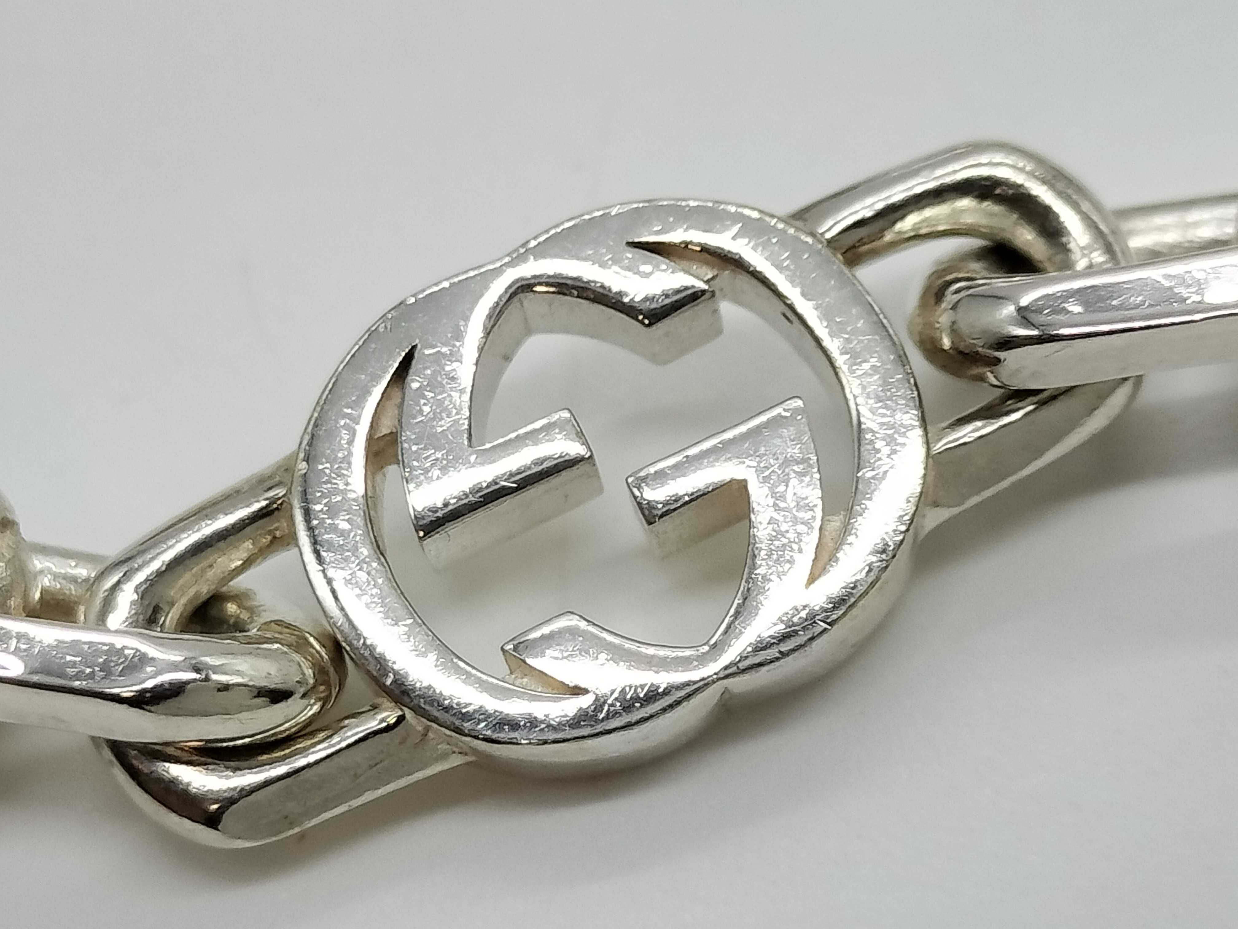 AG925 Interlocking Chain Necklace, SV925, 50.8g — view 7