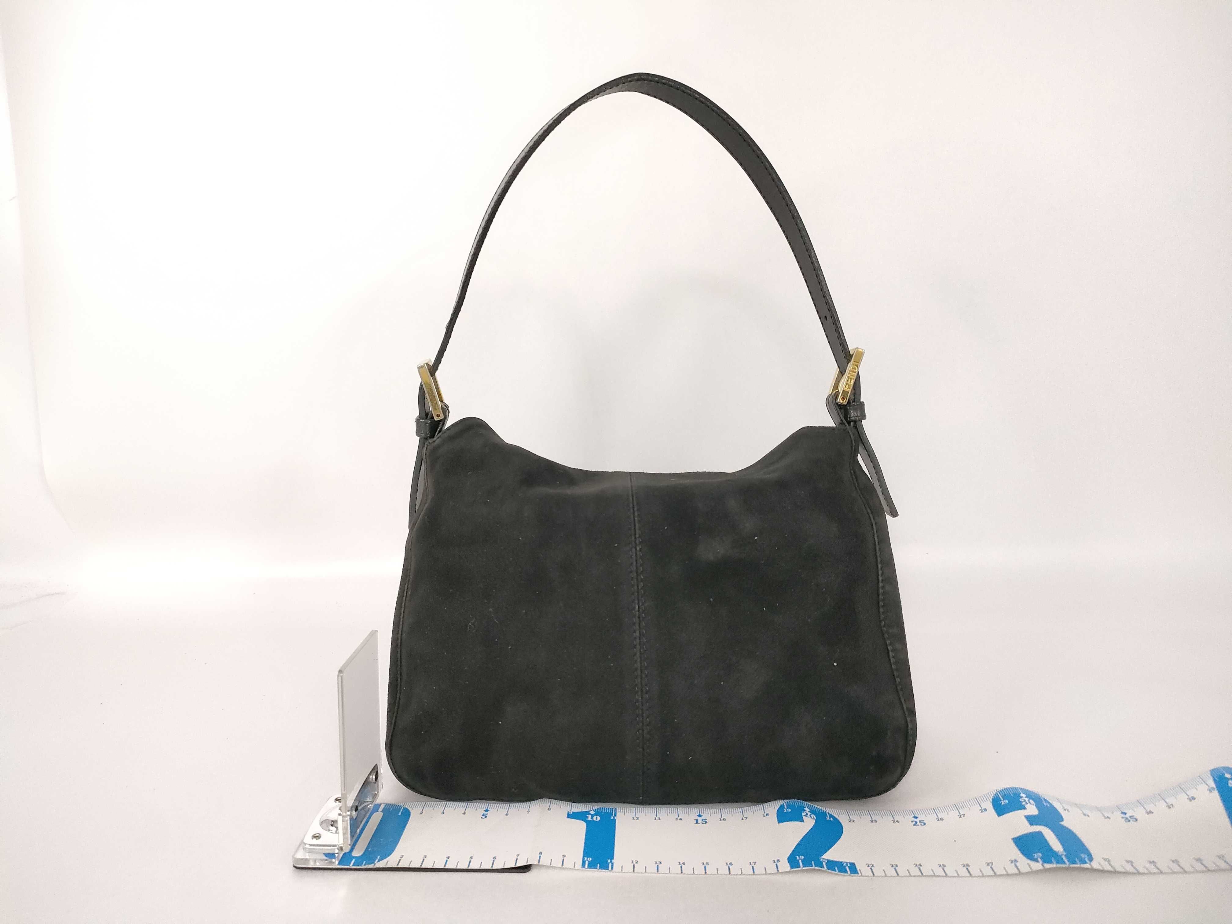 Mamma Fendi Suede Mamma Bucket Shoulder Handbag — view 2