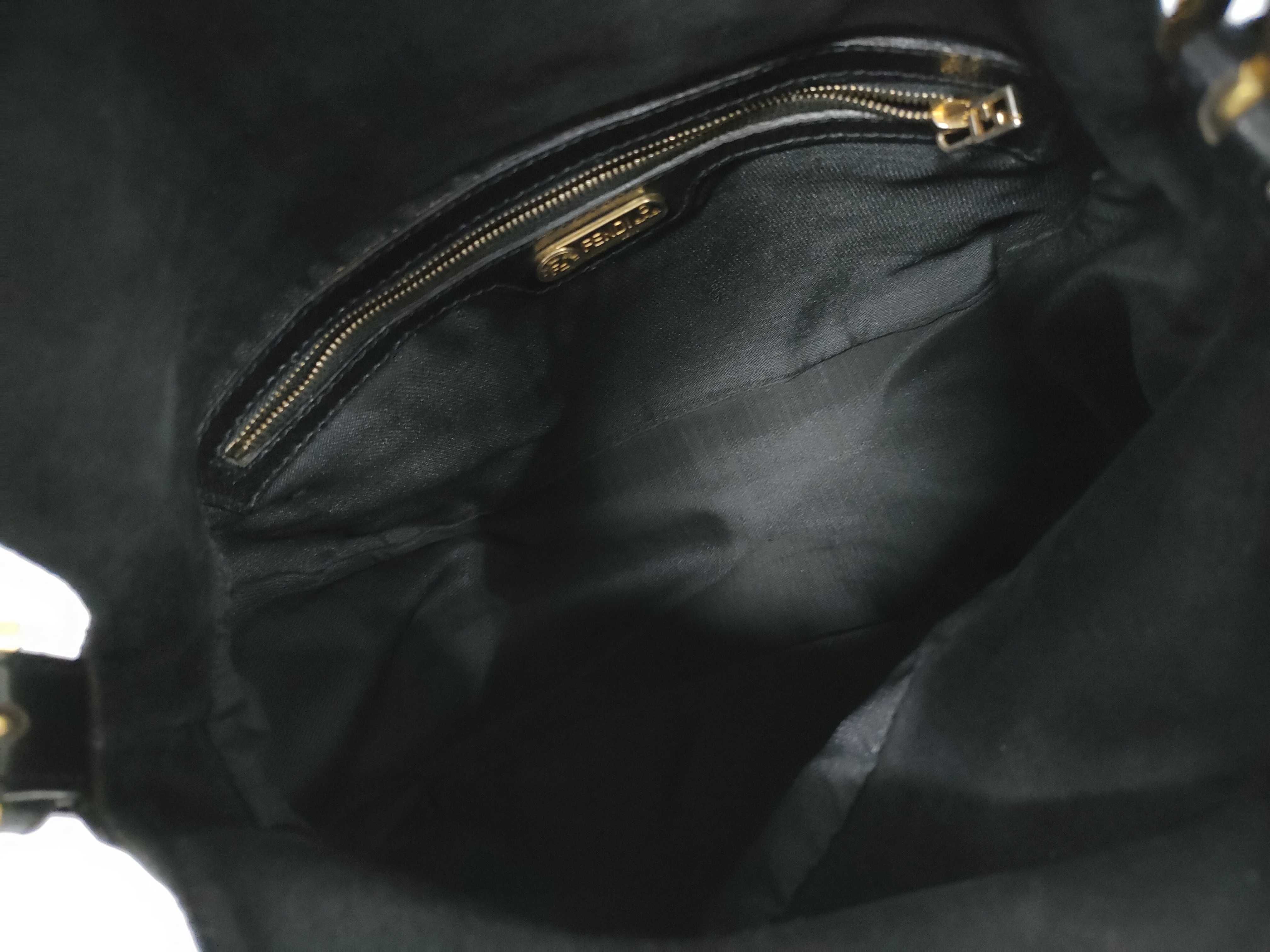 Mamma Fendi Suede Mamma Bucket Shoulder Handbag — view 9