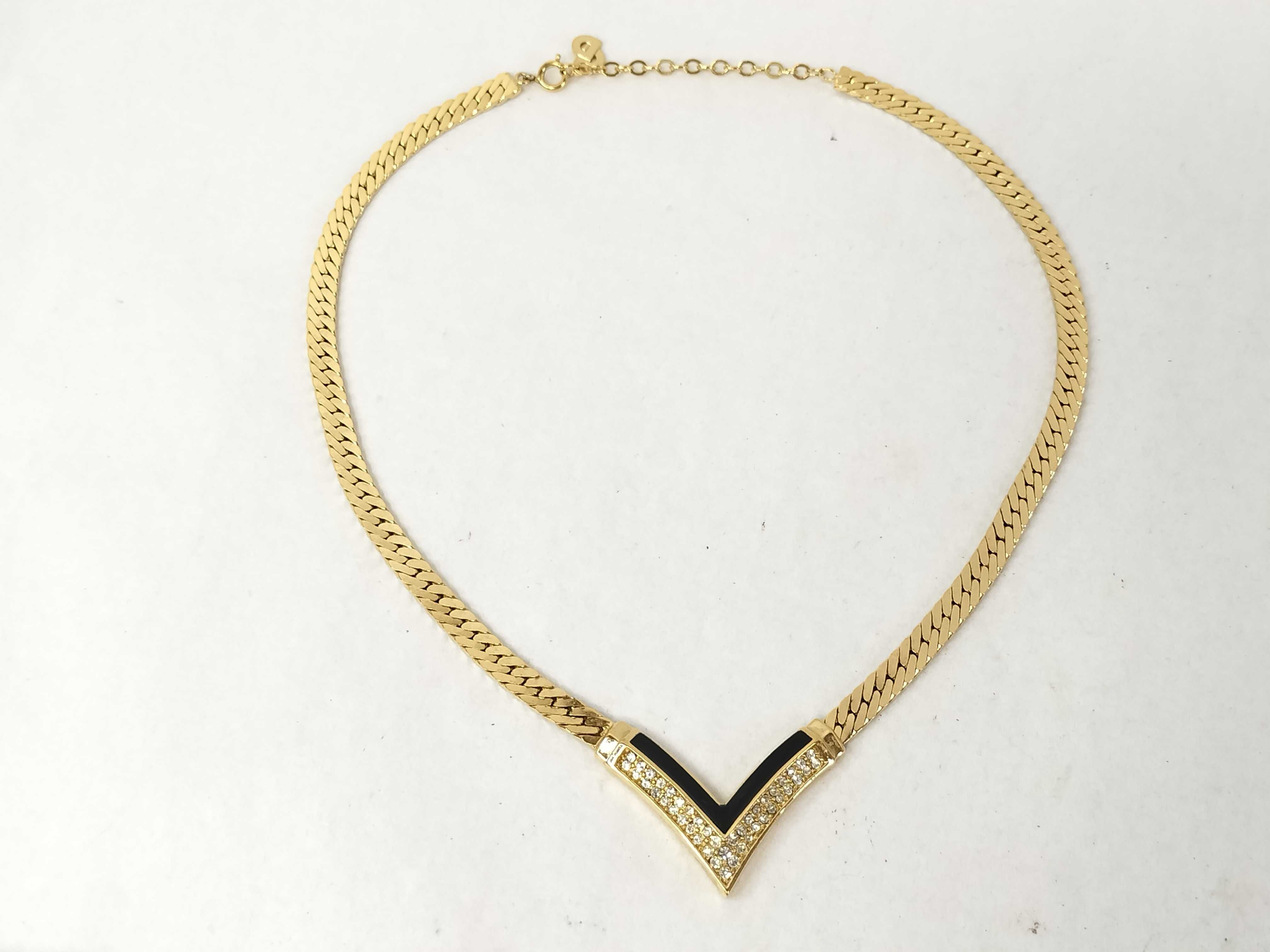 Gold Rhinestone Necklace