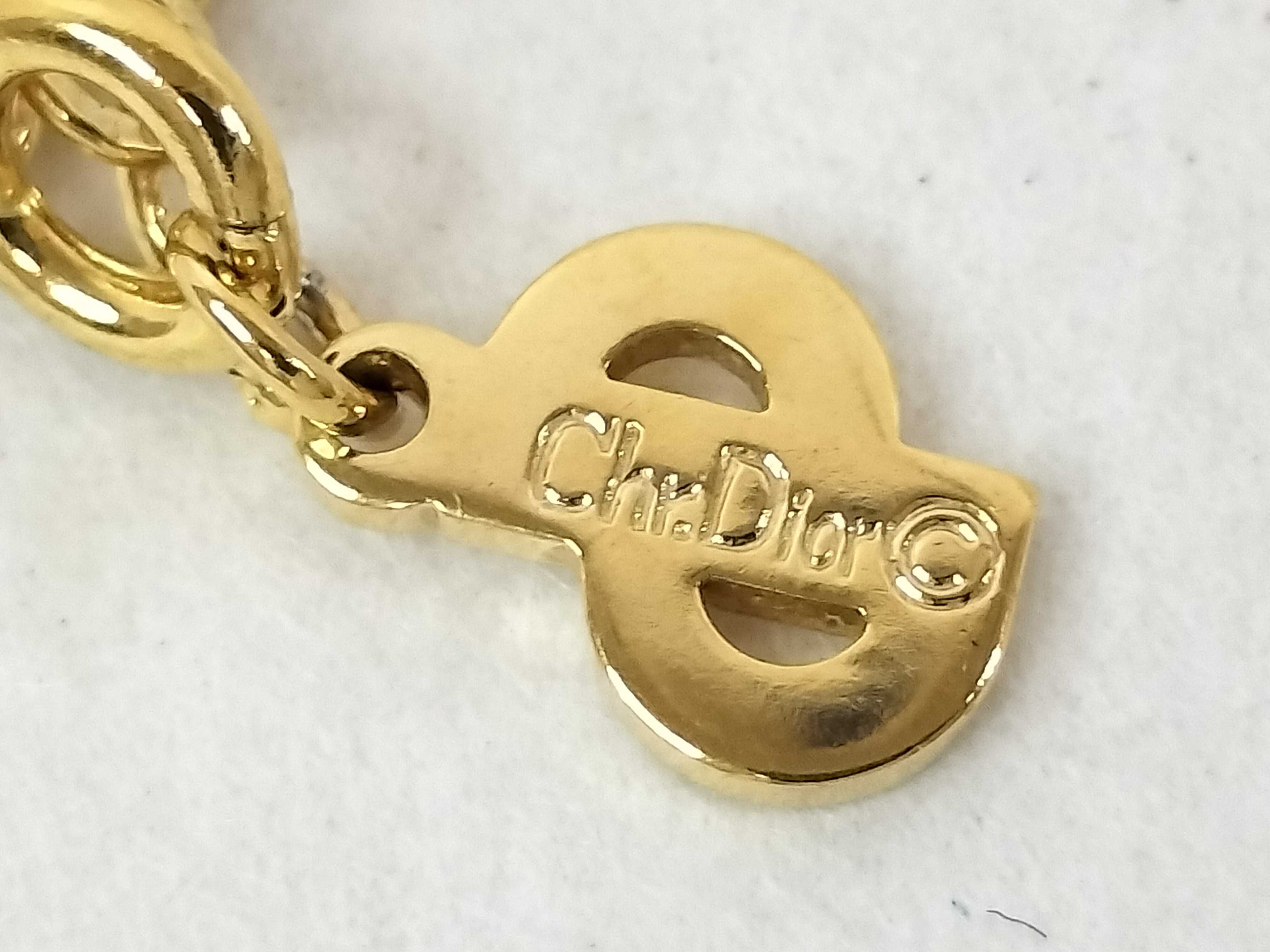 Gold Rhinestone Necklace — view 8