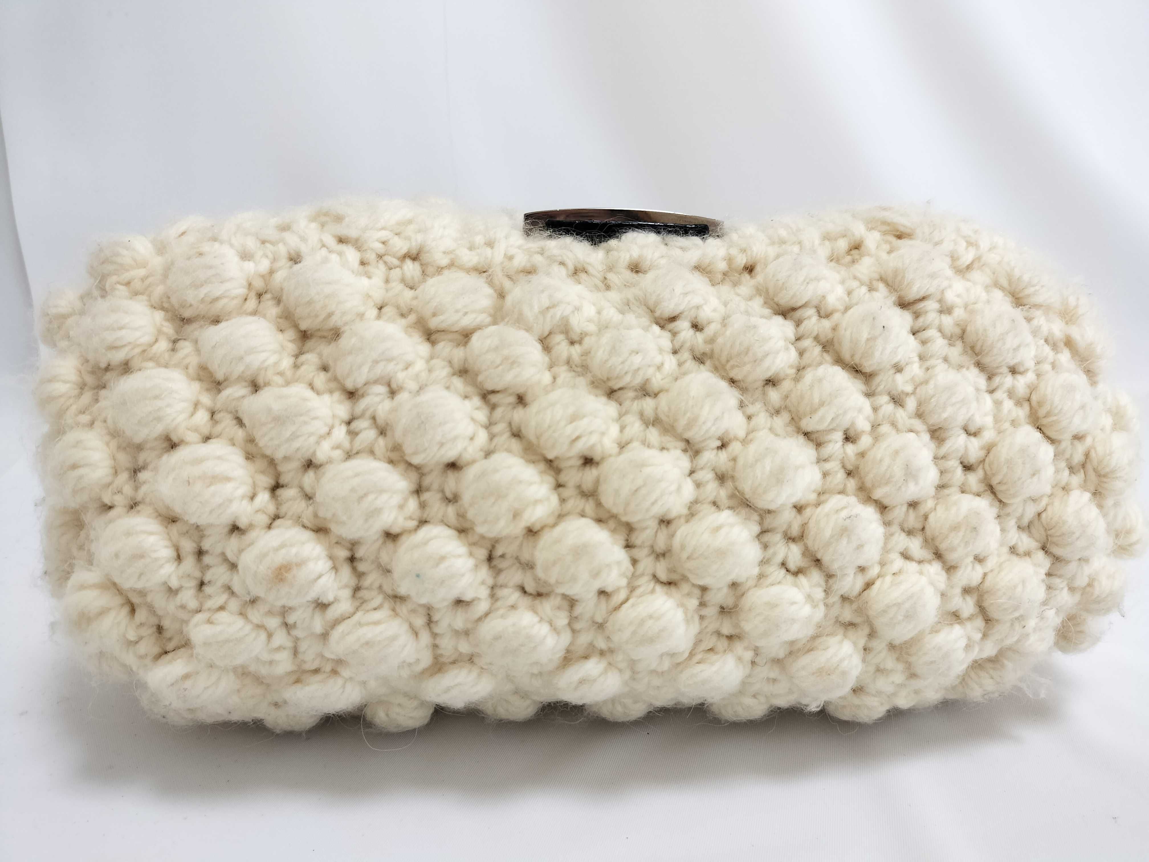 Mamma Bucket Wool Knit Shoulder Bag — view 7