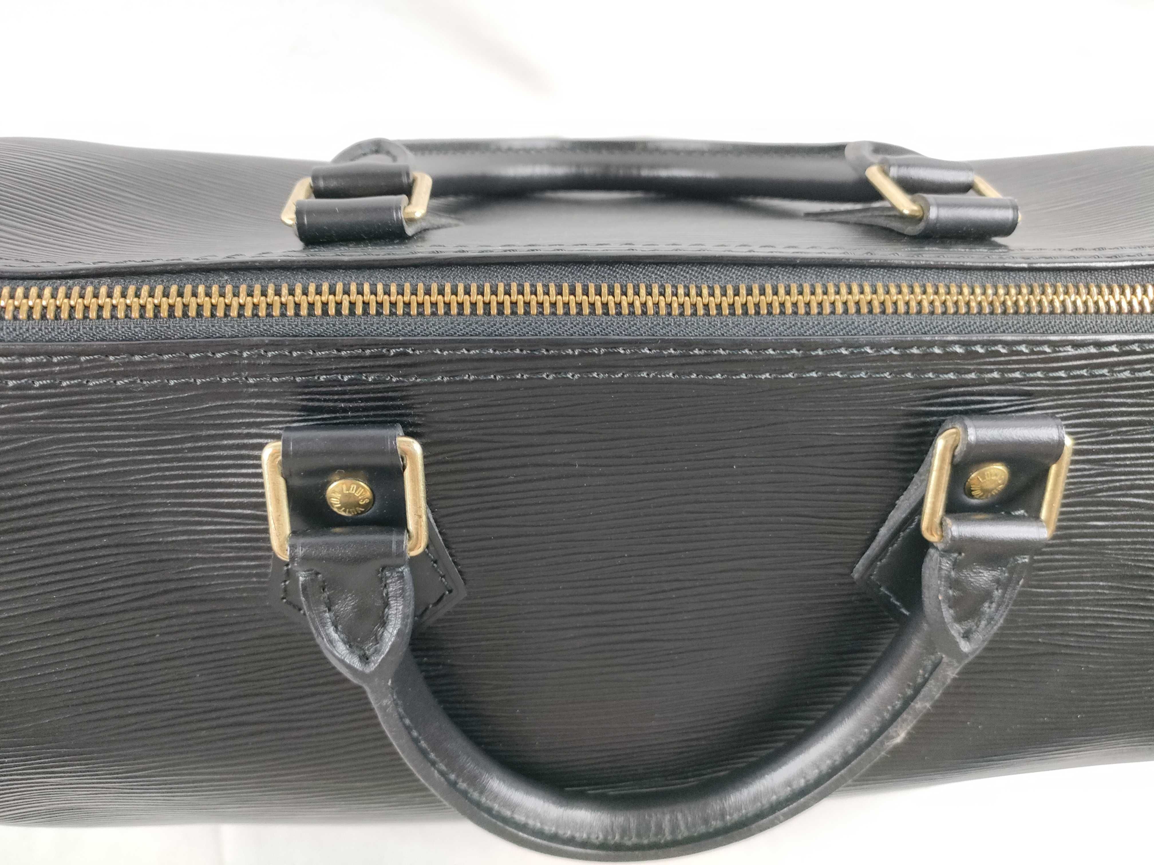 Epi Speedy 30 M59022 VI0995 Black Handbag — view 10