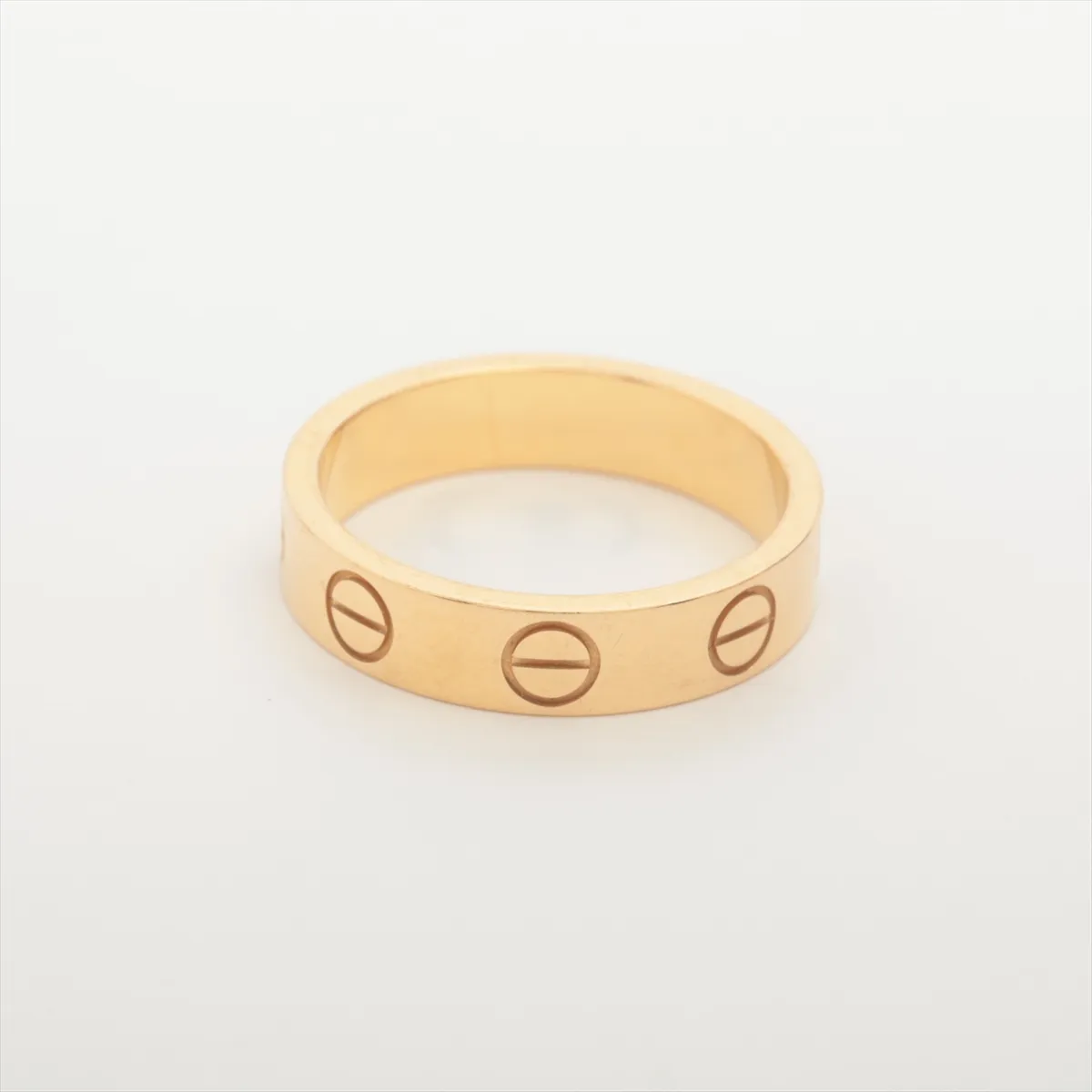 Mini Love Ring 750 (Yellow Gold) 2.8g Size 44 570DGZ (Dents) — view 2