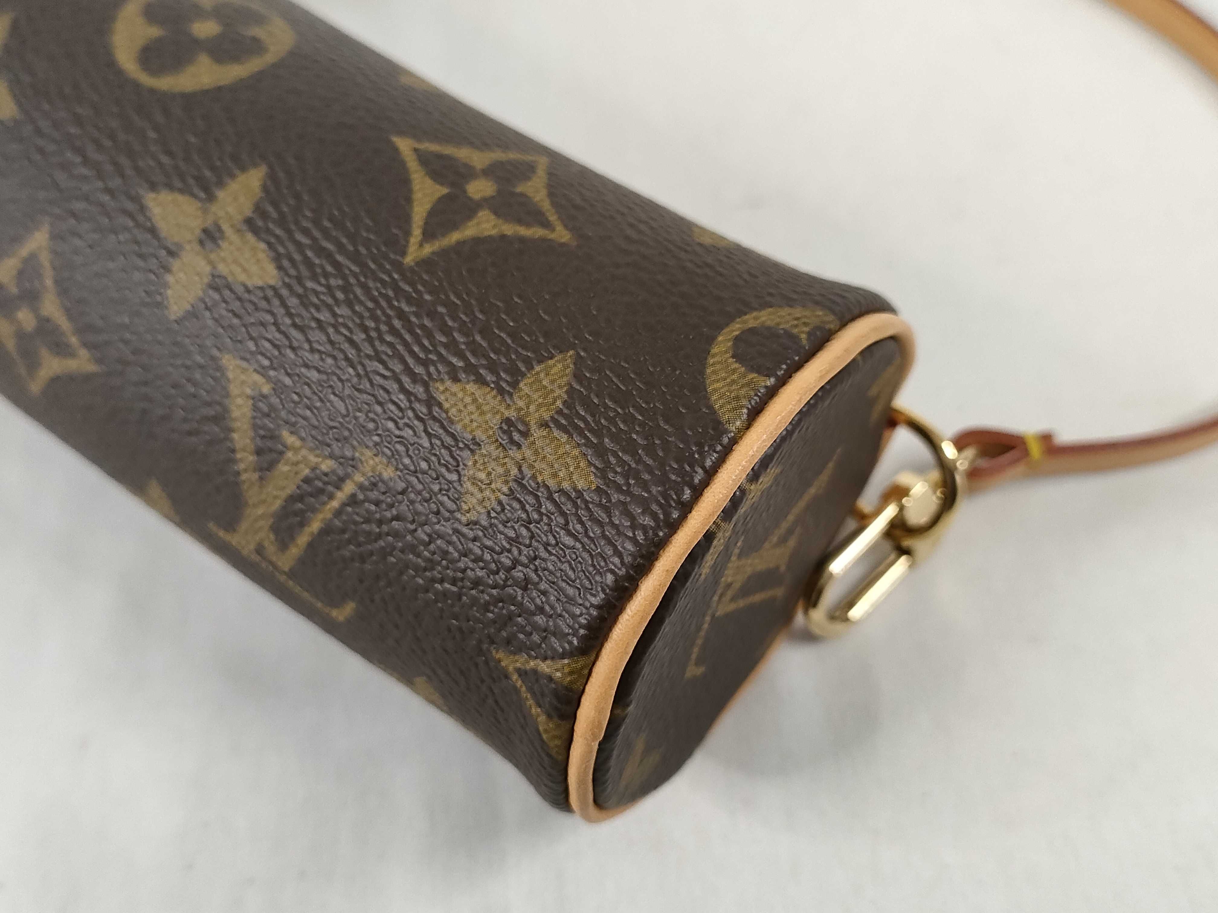 Monogram Vuitton Papillon Pouch — view 6