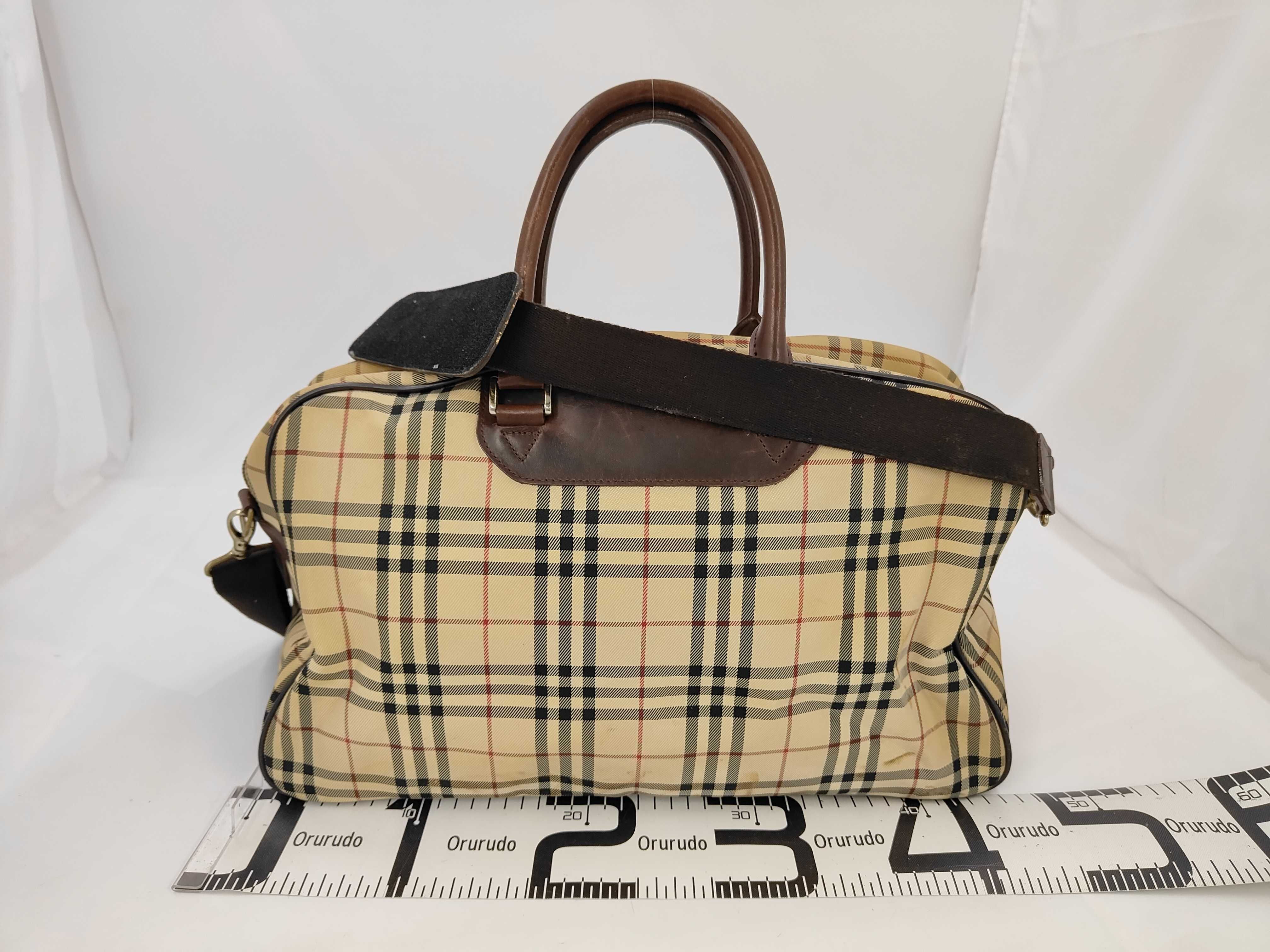 2-way Boston bag, Nova Check pattern, shoulder bag, Boston bag — view 2