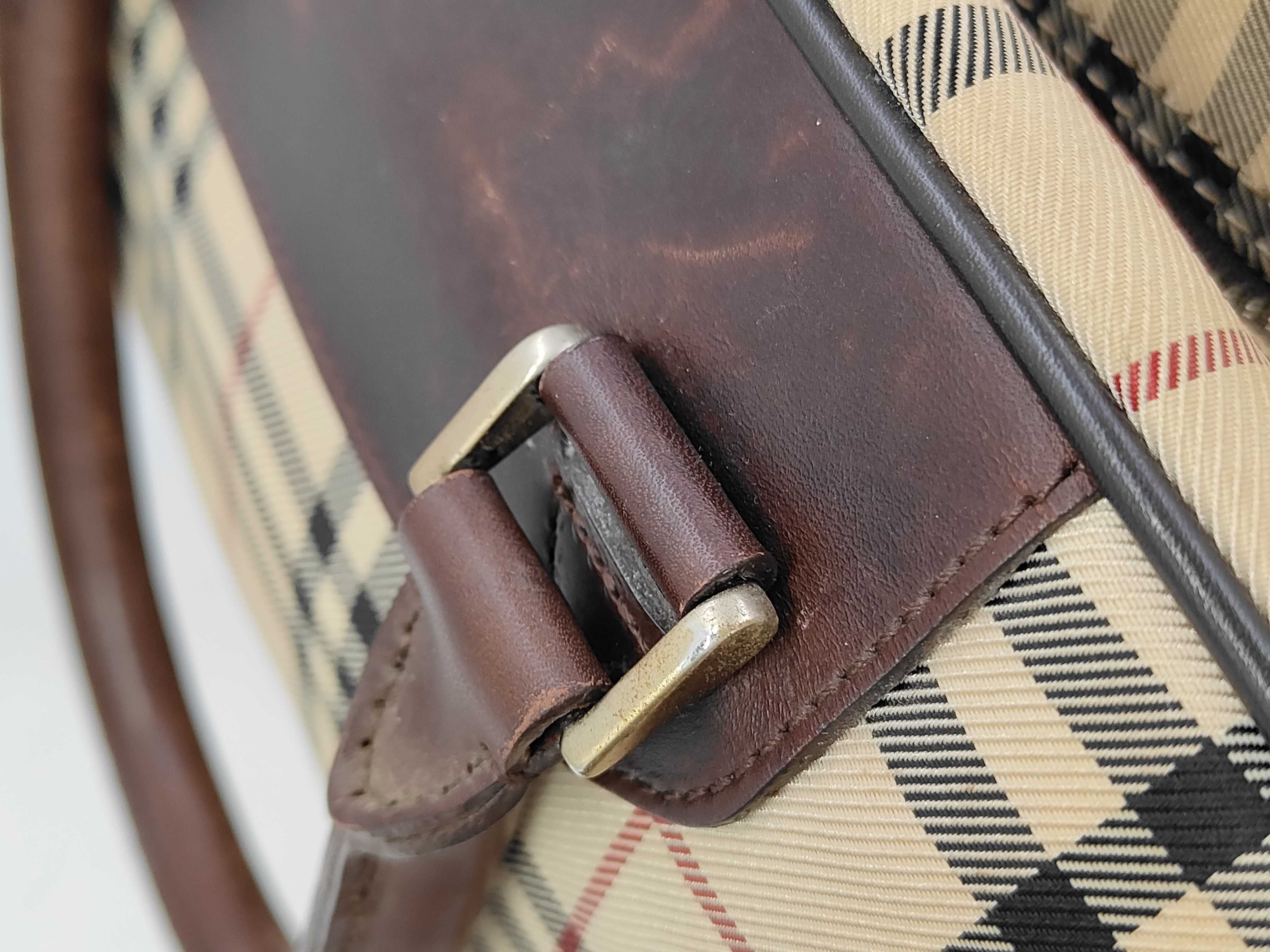 2-way Boston bag, Nova Check pattern, shoulder bag, Boston bag — view 7