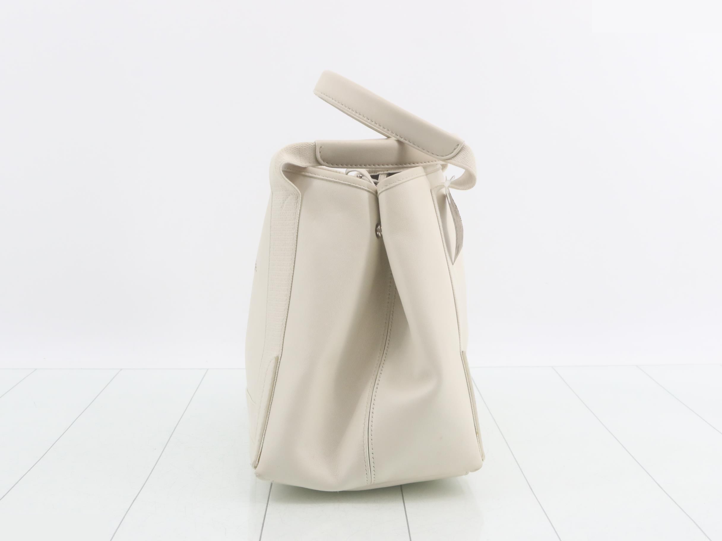 Navy Cabas S Off-white — view 3