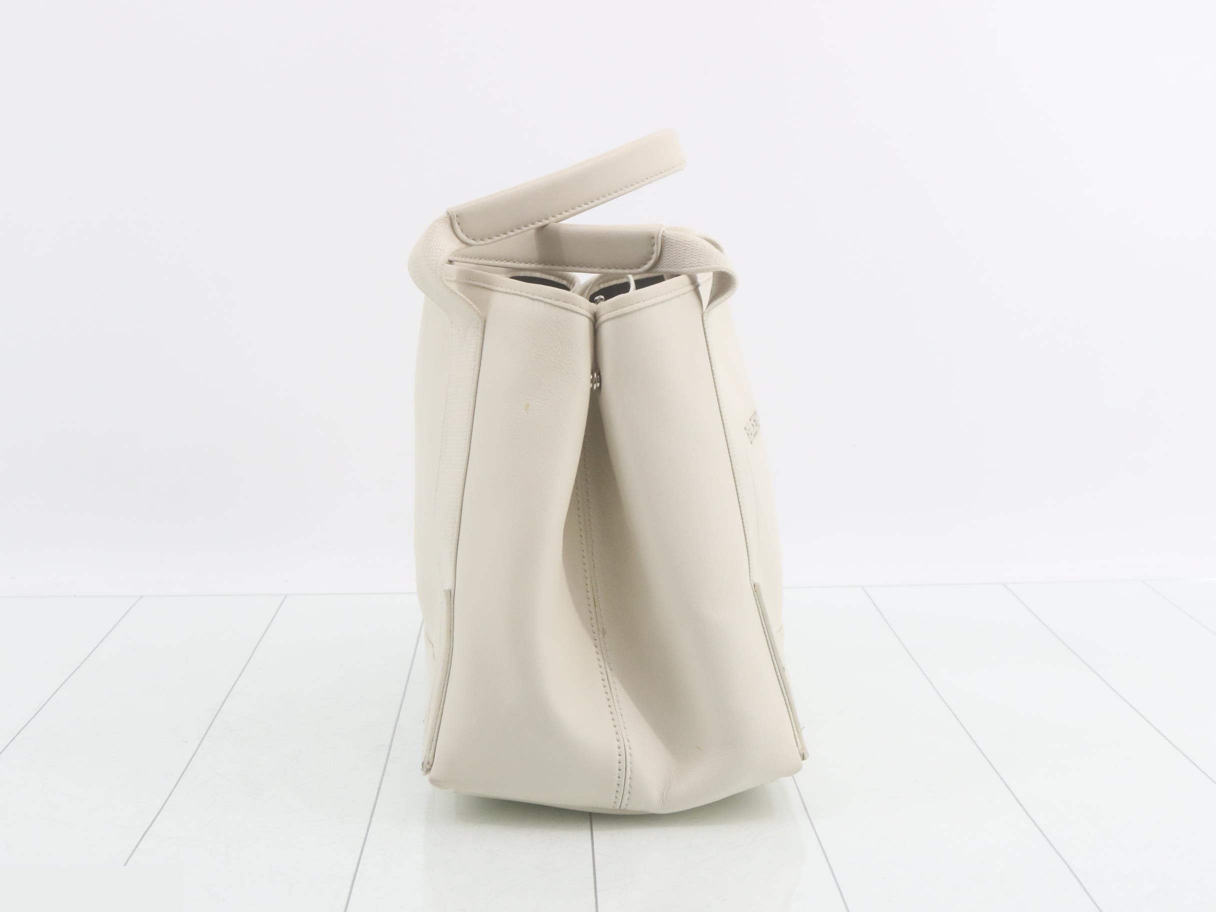 Navy Cabas S Off-white — view 4