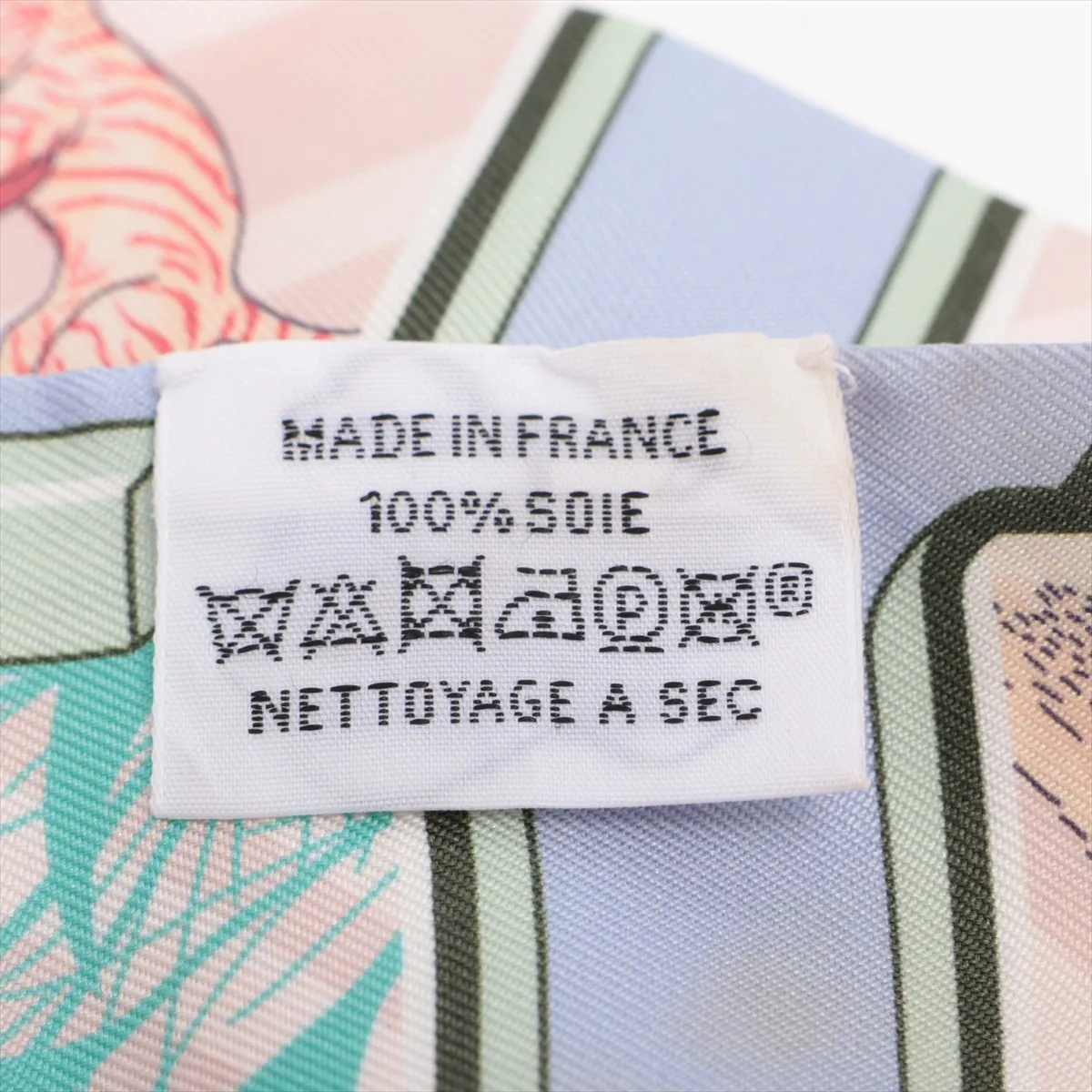 Twilly HERMES STORY Scarf Silk Blue Thread — view 4