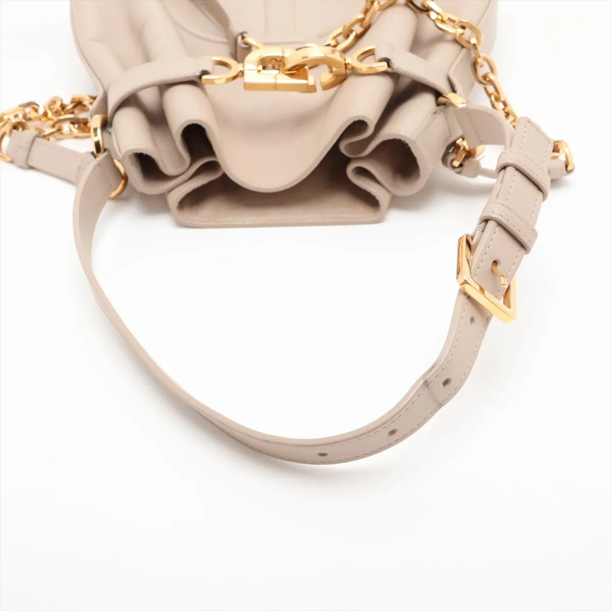 Cedior Small Leather 2-Way Shoulder Bag, Brown — view 5