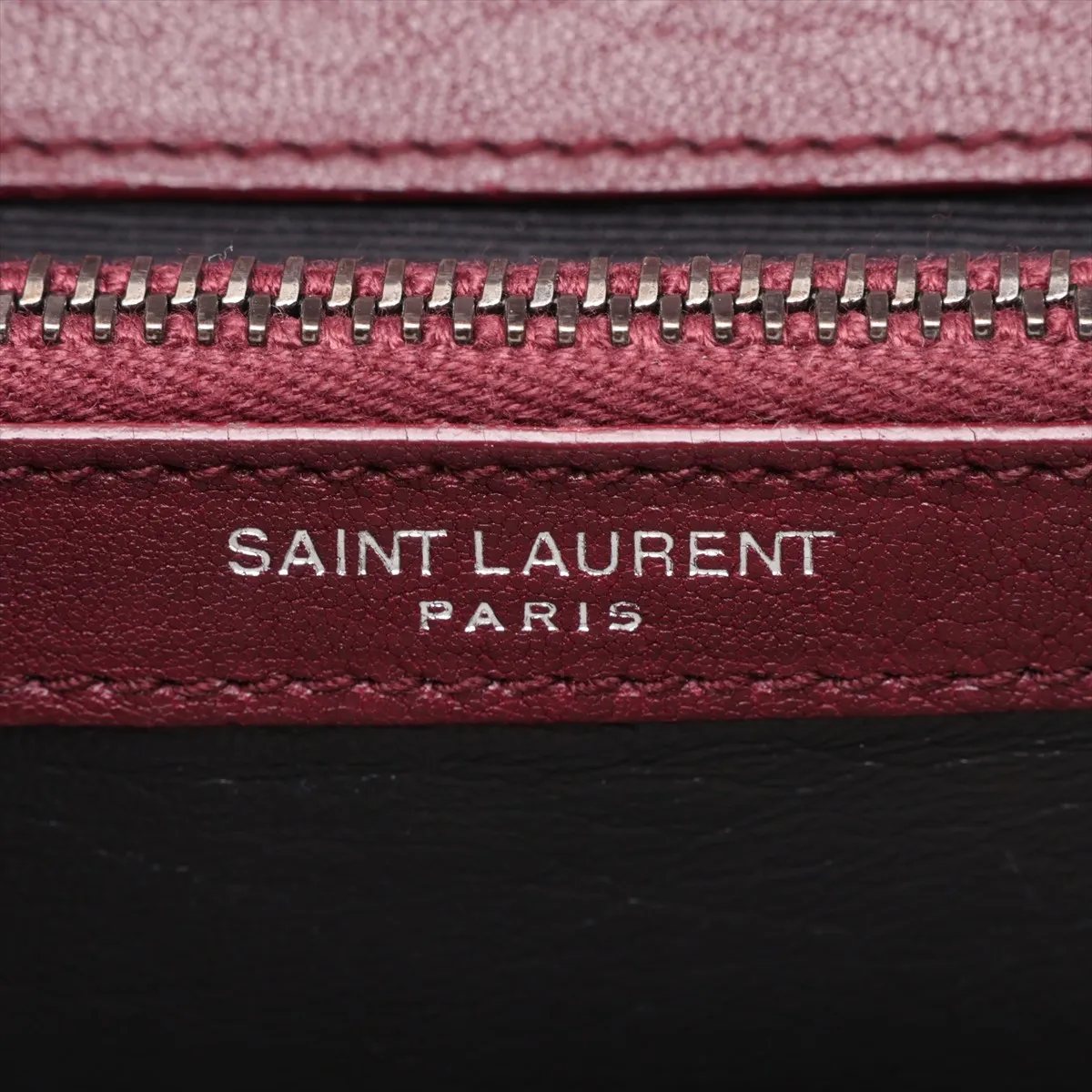 College Leather 2-Way Handbag, Red, 428056 — view 13